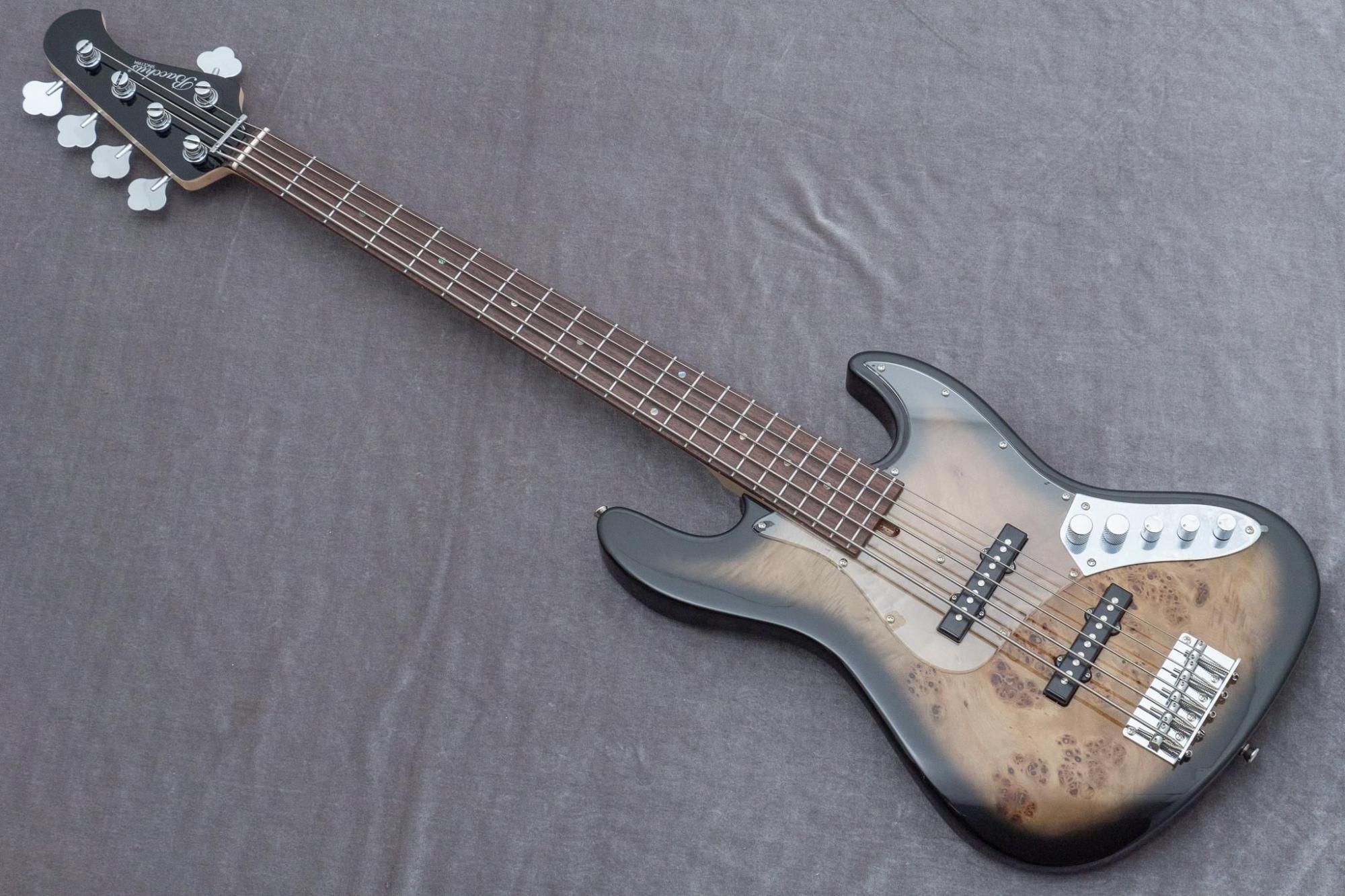 Bacchus STD-JB5 ASH/R with Aguilar 一部状態難あり【USED