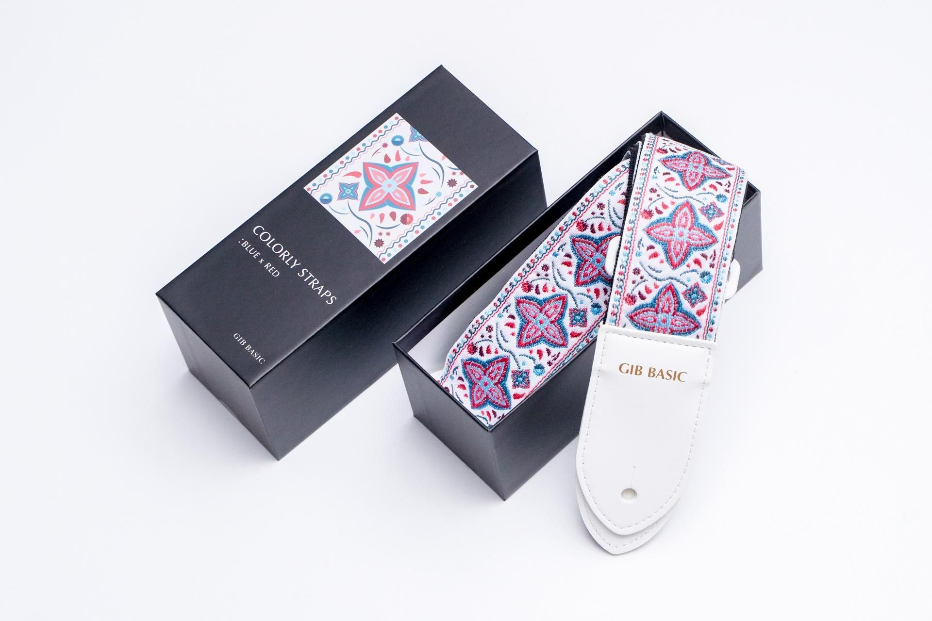 new】GIB BASIC / Colorly Straps BLUE x RED - Geek IN Box