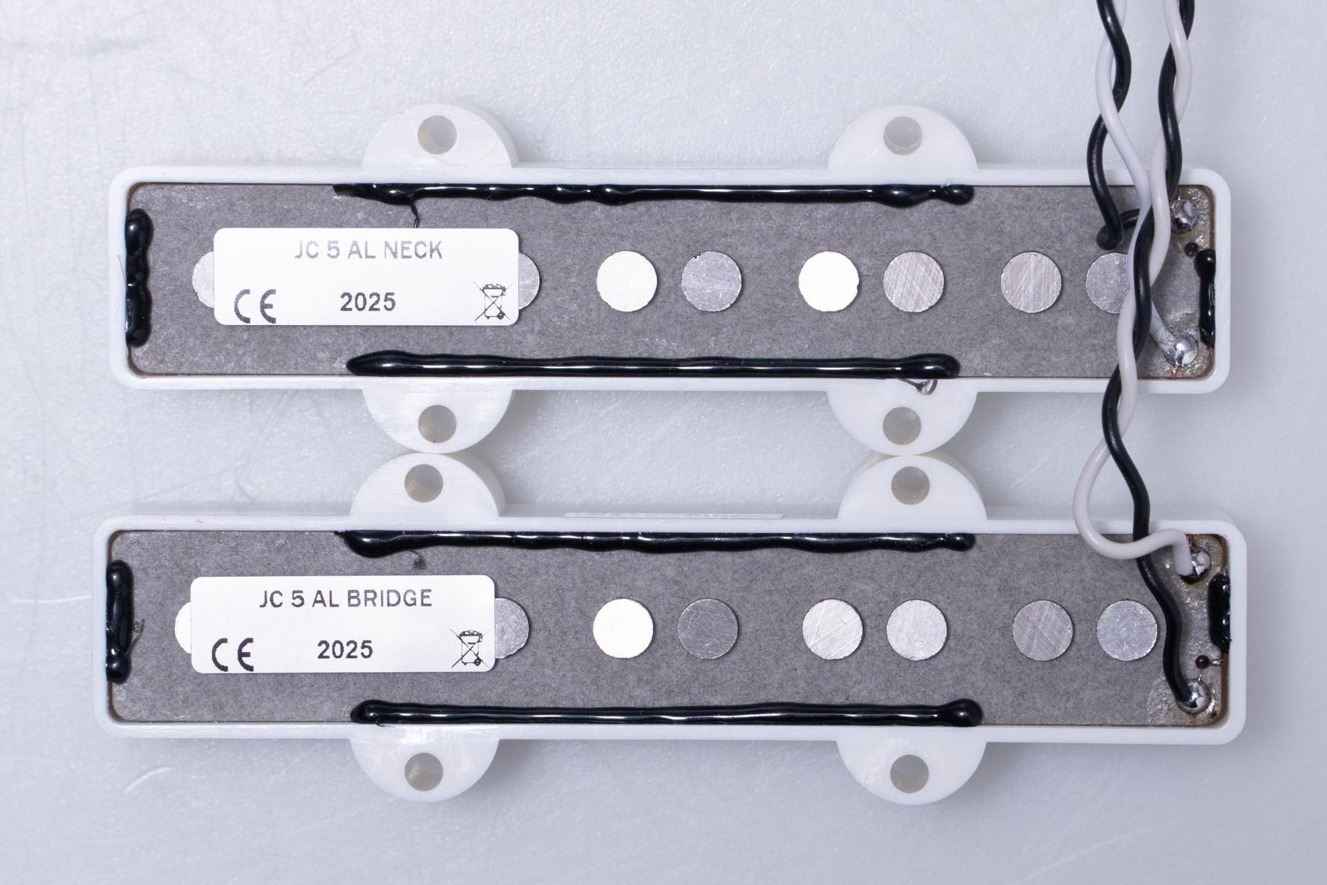 new】Delano / JC 5 AL WHITE for 5strings Jazz Bass【GIB横浜