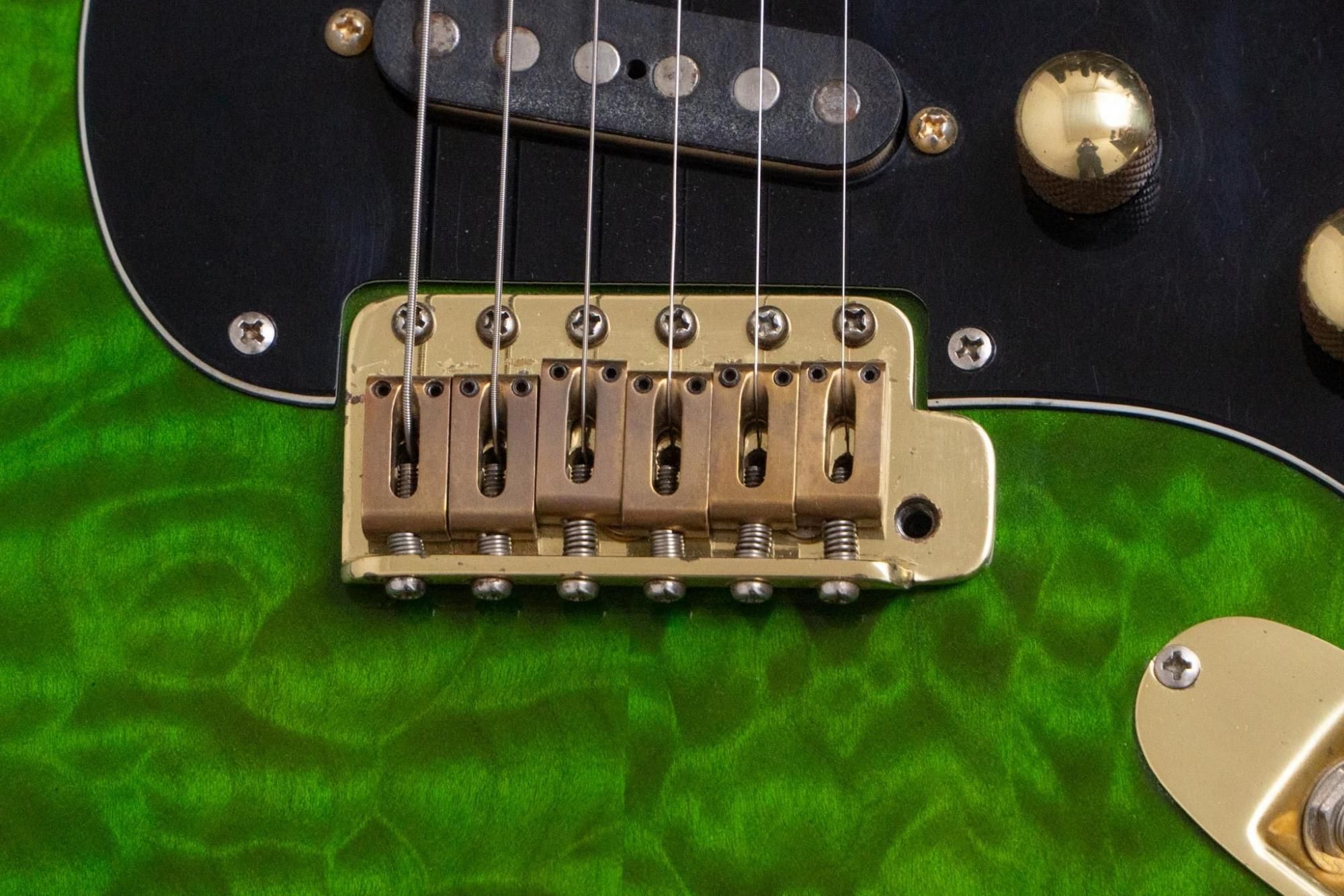 used】Schecter / Custom ST Type Quilt Maple Body 1991 4,045kg