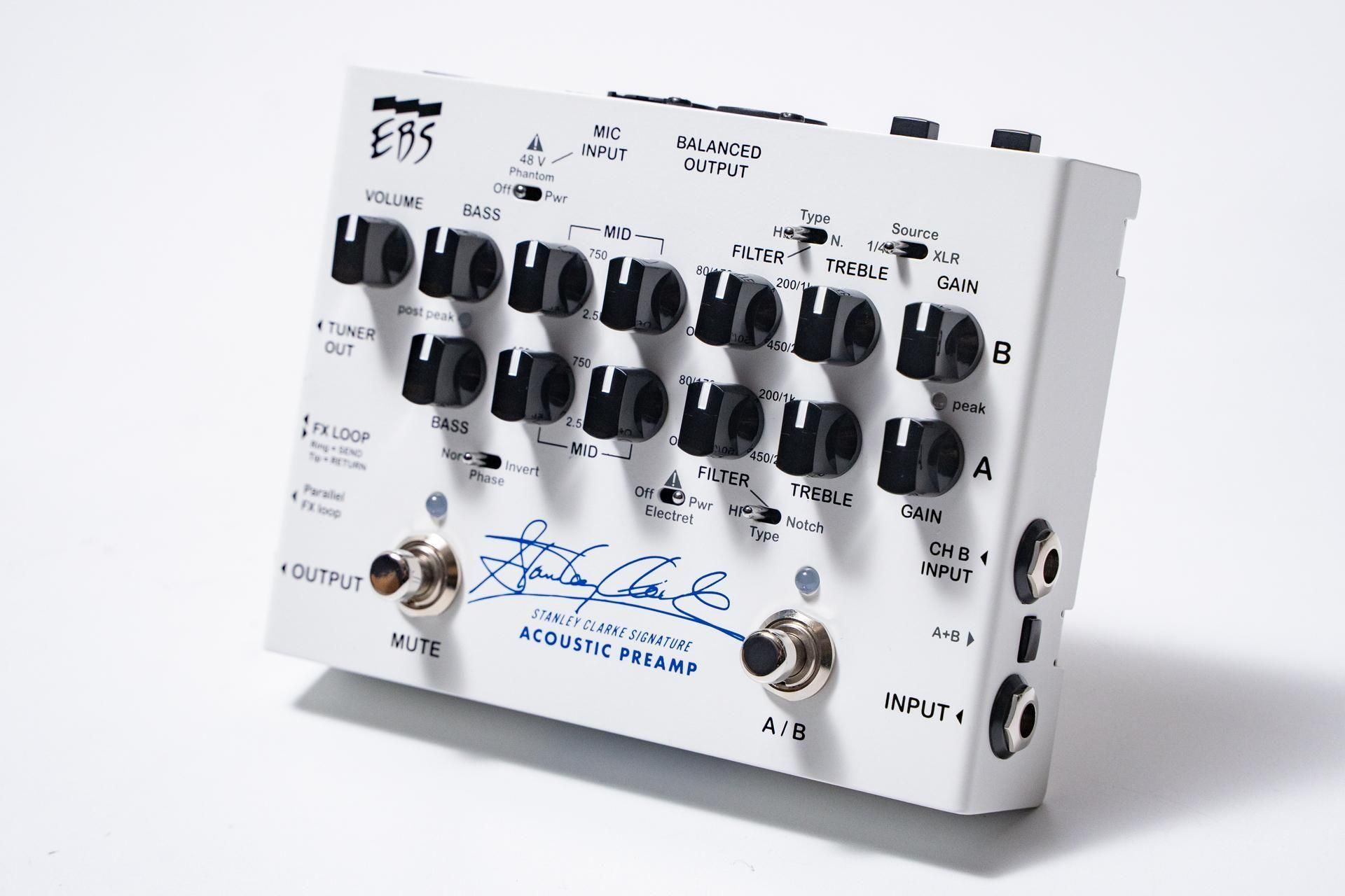 ベース EBS Stanley Clarke Signature Preamp EBS Stanley Clarke Signature Acoustic Preamp Bass Effects