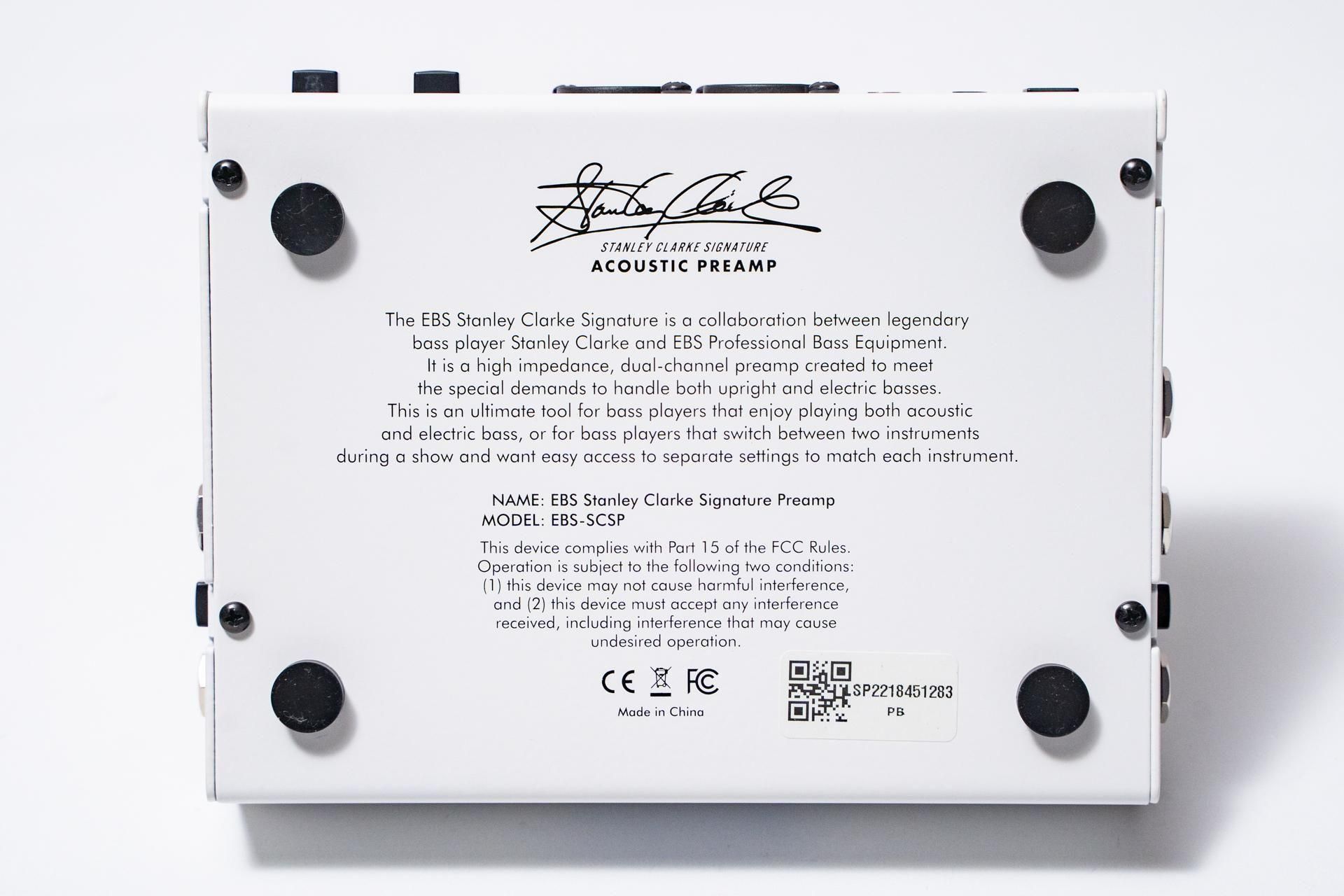 used】EBS / Stanley Clarke Signature Acoustic Preamp【GIB横浜