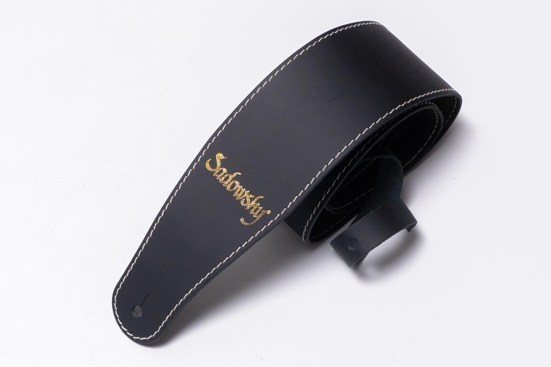 Sadowsky MetroLine 本革ベースストラップ 黒 new】Sadowsky / MetroLine Genuine Leather Bass Strap Black