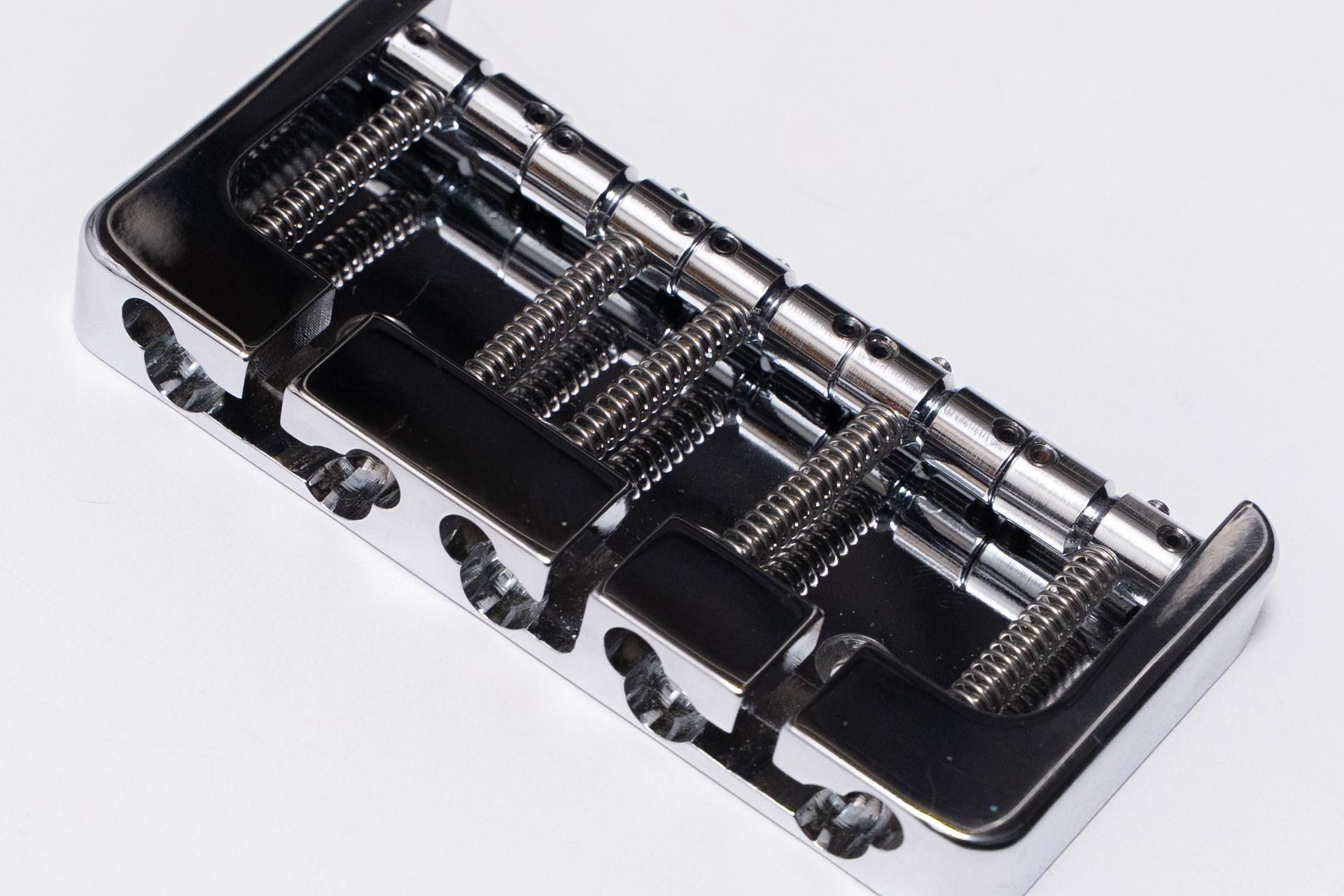 used】HIPSHOT / 5 String B Style Bass Bridge Chrome .708 Aluminum