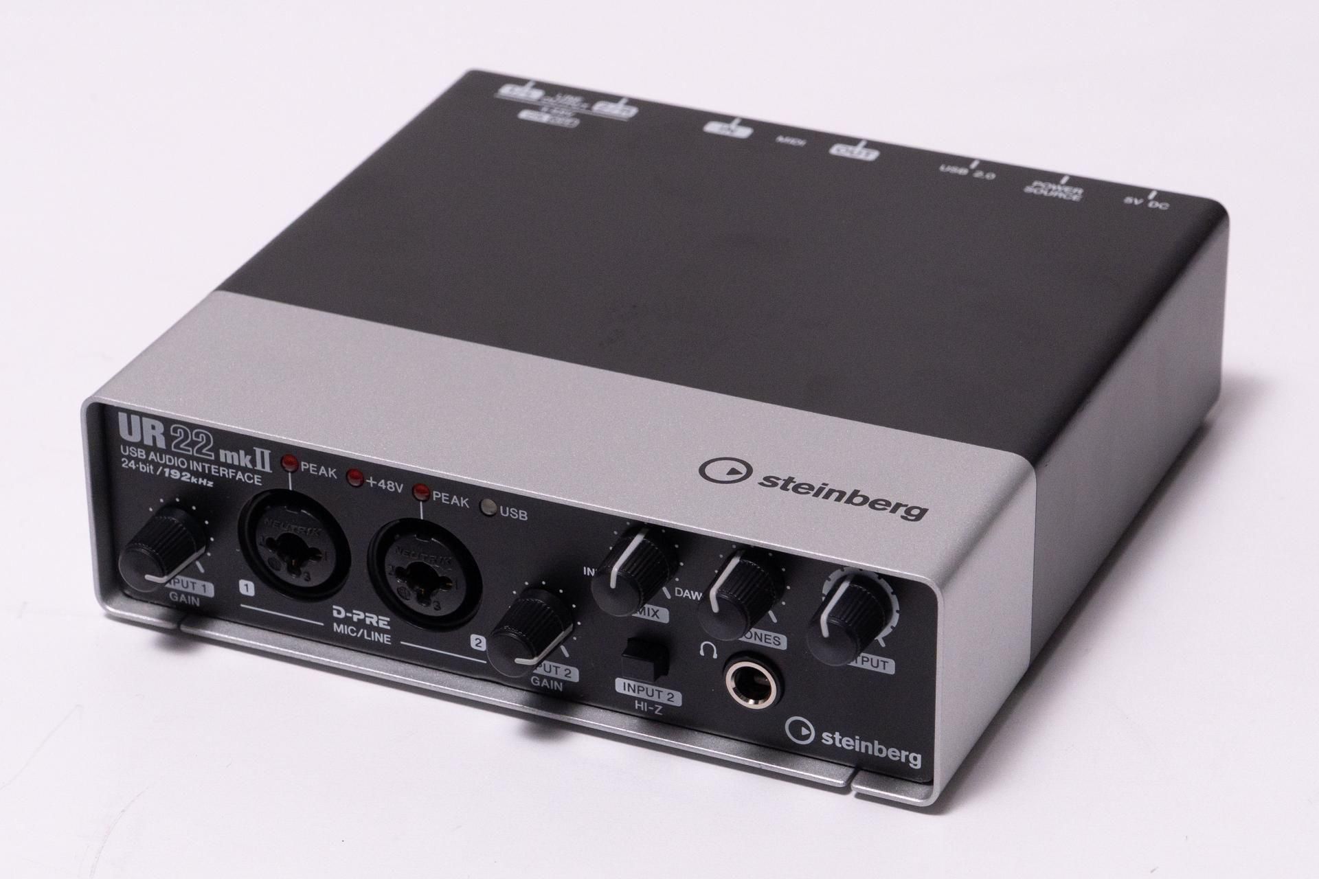 【中古美品】Steinberg Ur22mkii レコーディングパック Steinberg UR22 MKII Recording Pack | FrontEndAudio.com