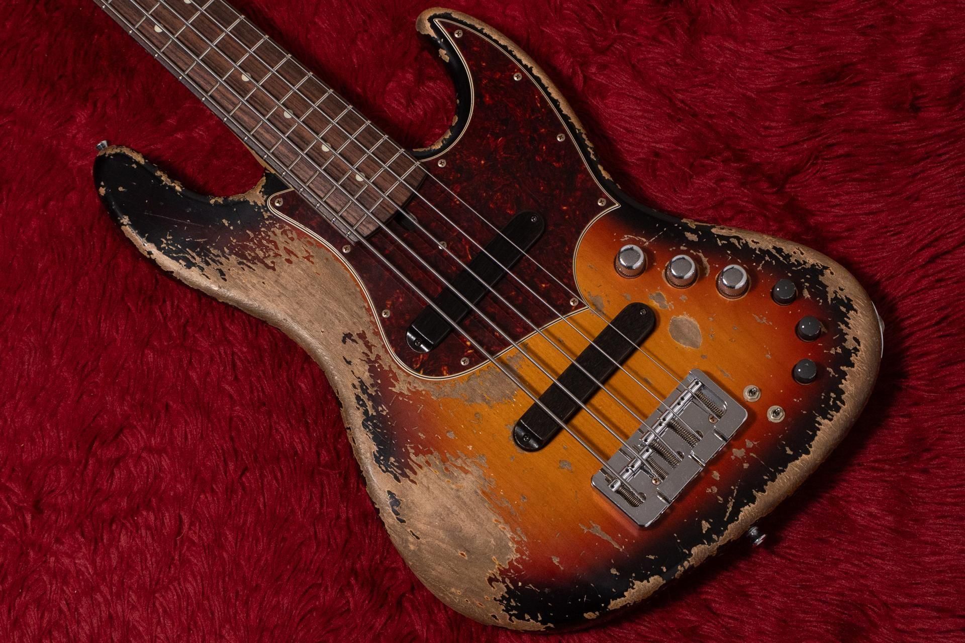 new】Xotic / XJ-1T 5st 3Tone Burst S.H-Aged/Alder/R/B-Style