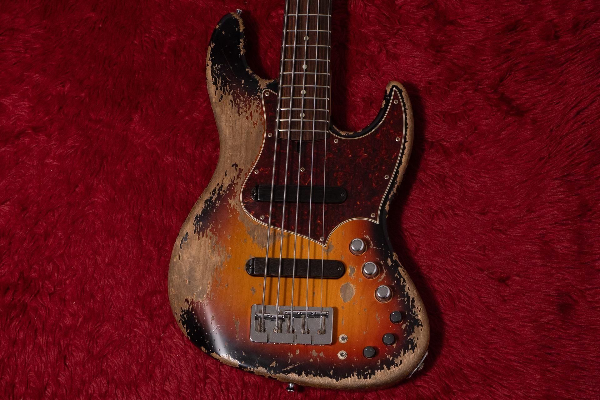 new】Xotic / XJ-1T 5st 3Tone Burst S.H-Aged/Alder/R/B-Style