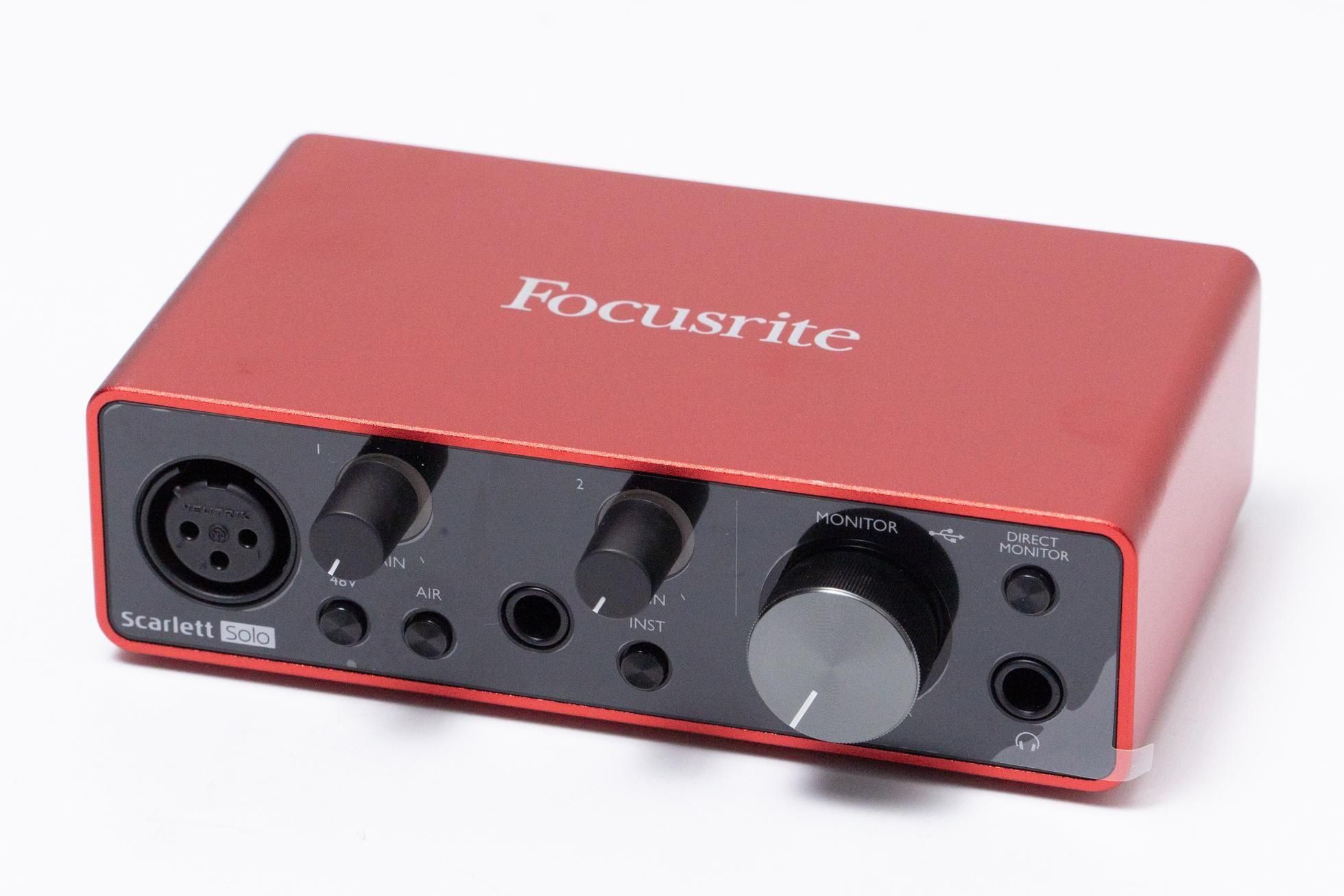 【新品未使用】Focusrite / Scarlett Solo Focusrite Scarlett solo (4th Gen) 2in 2out オーディオ