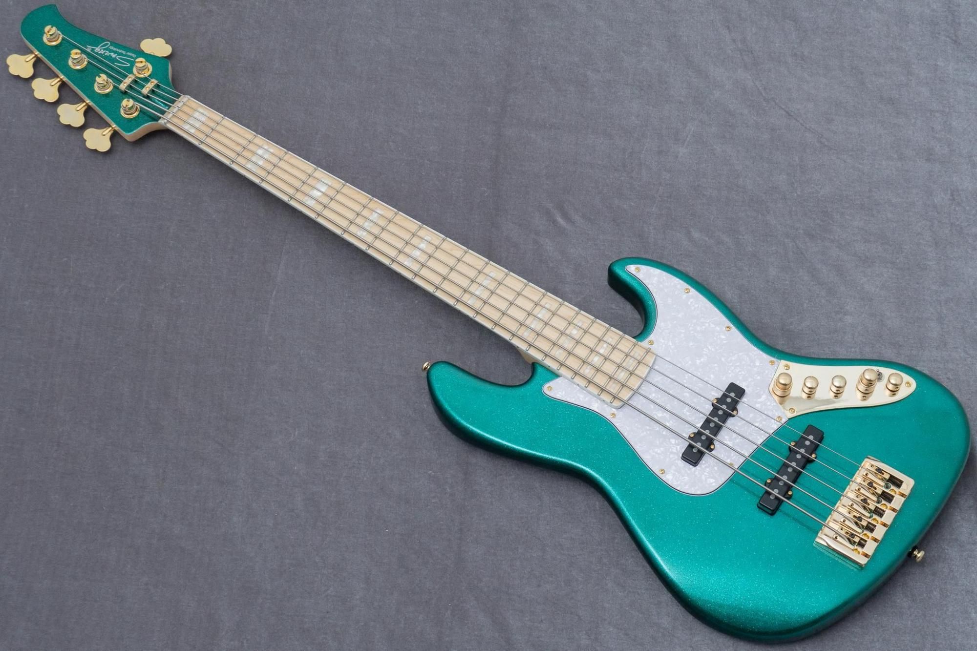new】Swing Guitars / Jazz Deluxe 5 Metallic Teal Green 4.82kg