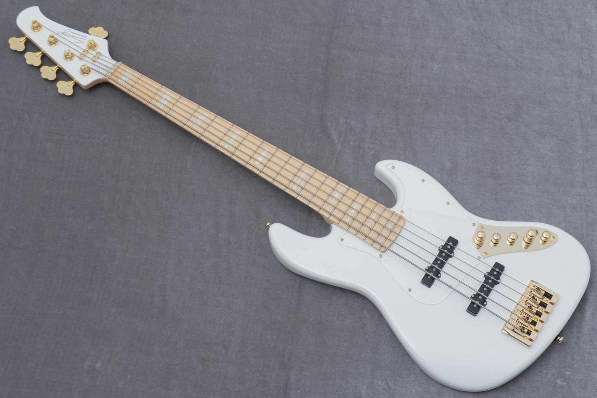 new】Swing Guitars / Jazz Deluxe 5 White 4.75kg #25080008【GIB兵庫