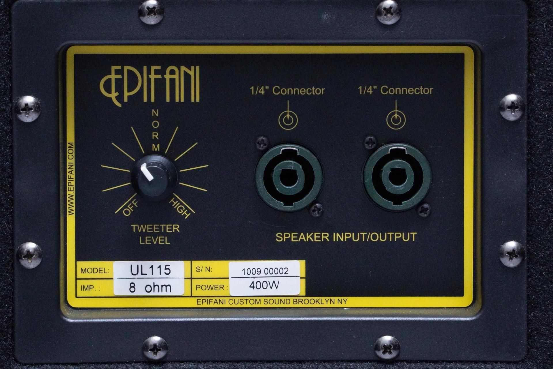 ベース Epifani UL 115 Epifani UL-115 8Ω / 500watt 【USED】（中古/送料無料）【楽器検索
