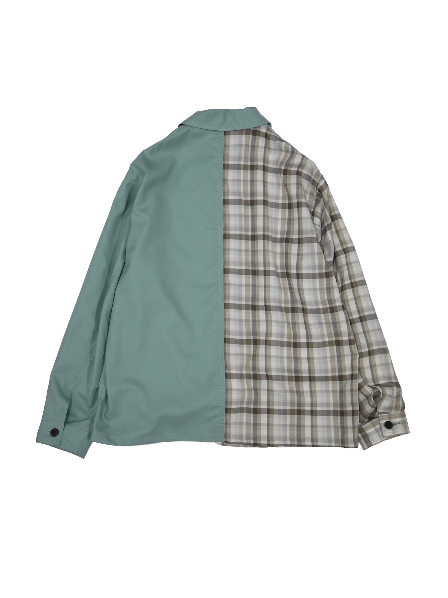 JieDa<br />SUMMER 2TONE JACKET / MINT<img class='new_mark_img2' src='https://img.shop-pro.jp/img/new/icons14.gif' style='border:none;display:inline;margin:0px;padding:0px;width:auto;' />
