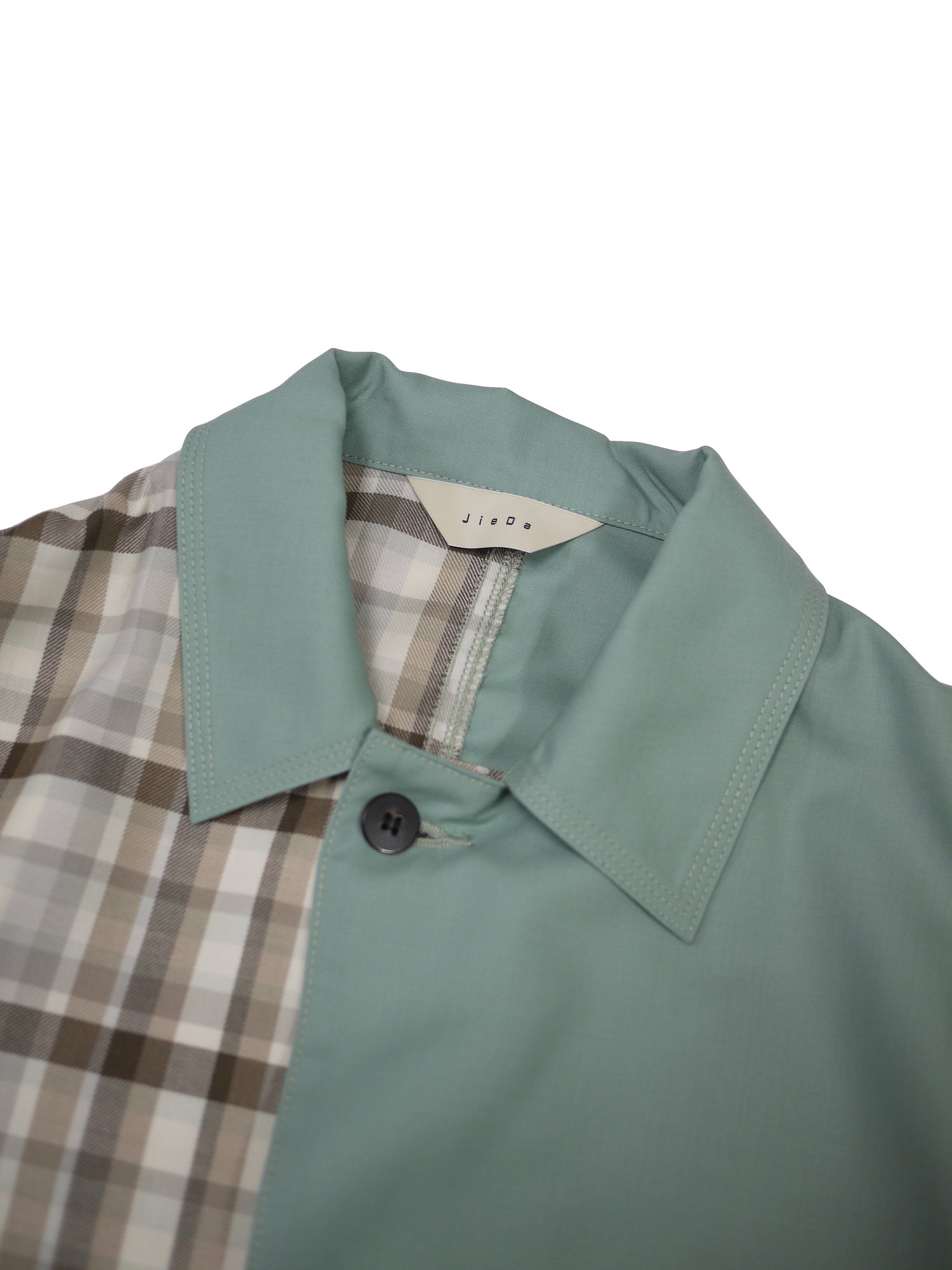 JieDa<br />SUMMER 2TONE JACKET / MINT<img class='new_mark_img2' src='https://img.shop-pro.jp/img/new/icons14.gif' style='border:none;display:inline;margin:0px;padding:0px;width:auto;' />