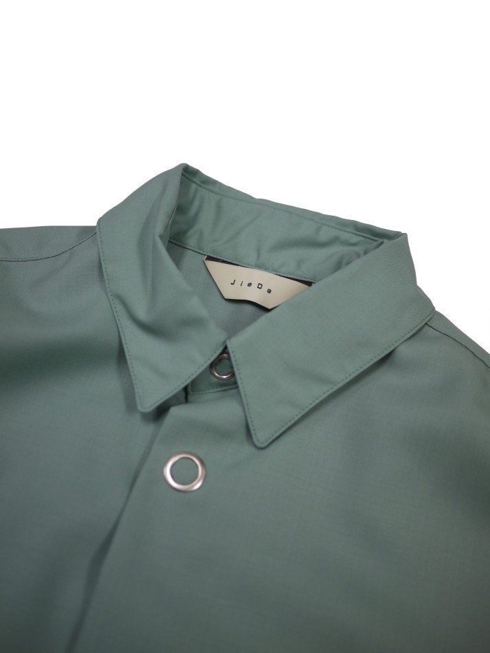 JieDa<br />CUTTING WOOL SHIRT / MINT<img class='new_mark_img2' src='https://img.shop-pro.jp/img/new/icons14.gif' style='border:none;display:inline;margin:0px;padding:0px;width:auto;' />