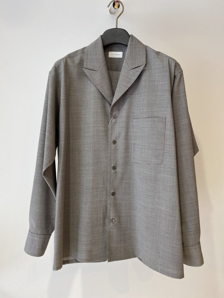 LITTLEBIG<br />[30%off] Wool Checked L/S SH / Grey<img class='new_mark_img2' src='https://img.shop-pro.jp/img/new/icons20.gif' style='border:none;display:inline;margin:0px;padding:0px;width:auto;' />