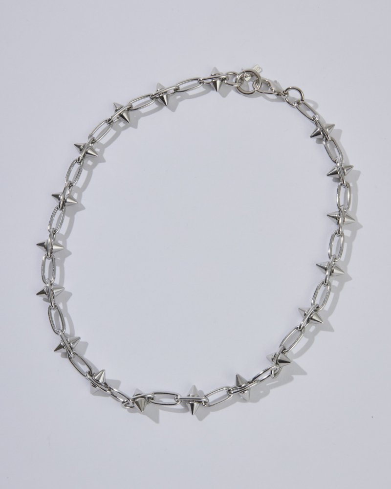 LITTLEBIG<br />Studded Chain Neckless / Silver<img class='new_mark_img2' src='https://img.shop-pro.jp/img/new/icons14.gif' style='border:none;display:inline;margin:0px;padding:0px;width:auto;' />