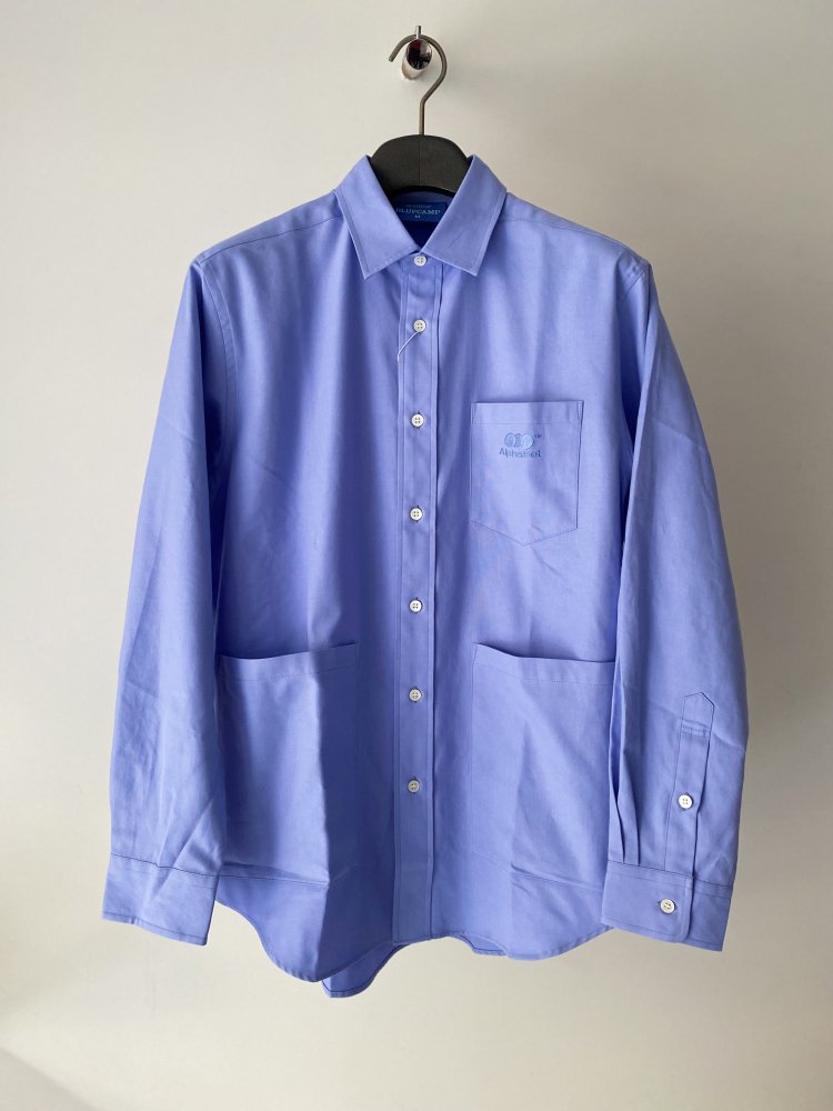 BLUFCAMP<br />[30%off] Dyed Oxford Shirt / Blue<img class='new_mark_img2' src='https://img.shop-pro.jp/img/new/icons20.gif' style='border:none;display:inline;margin:0px;padding:0px;width:auto;' />