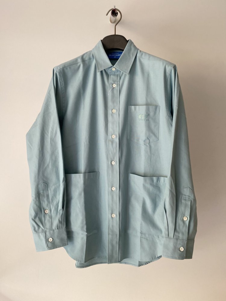 BLUFCAMP<br />Dyed Oxford Shirt / Green<img class='new_mark_img2' src='https://img.shop-pro.jp/img/new/icons14.gif' style='border:none;display:inline;margin:0px;padding:0px;width:auto;' />