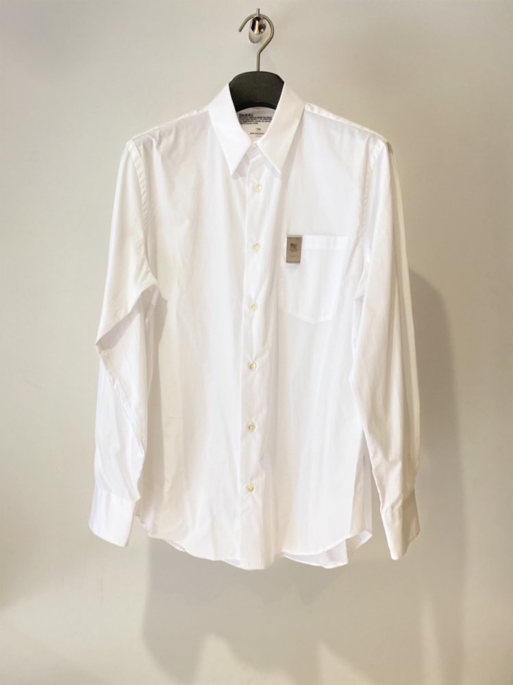 DAIRIKU<br />L-S Dress Shirt with Money Clip / White<img class='new_mark_img2' src='https://img.shop-pro.jp/img/new/icons14.gif' style='border:none;display:inline;margin:0px;padding:0px;width:auto;' />