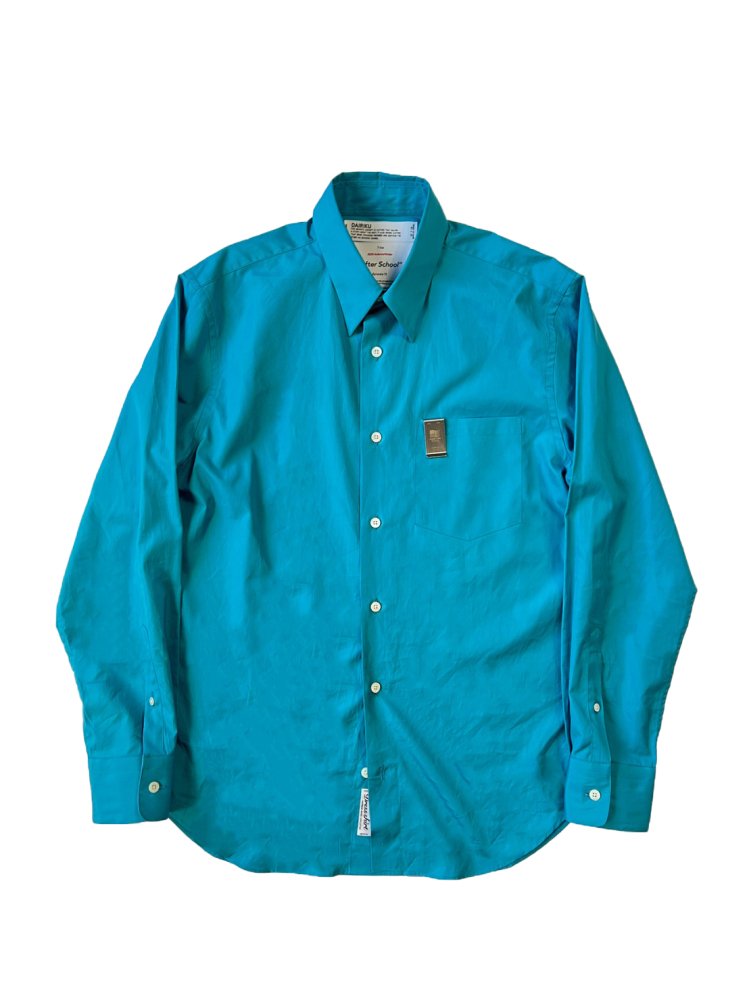 DAIRIKU<br />L-S Dress Shirt with Money Clip / Youth Blue<img class='new_mark_img2' src='https://img.shop-pro.jp/img/new/icons14.gif' style='border:none;display:inline;margin:0px;padding:0px;width:auto;' />