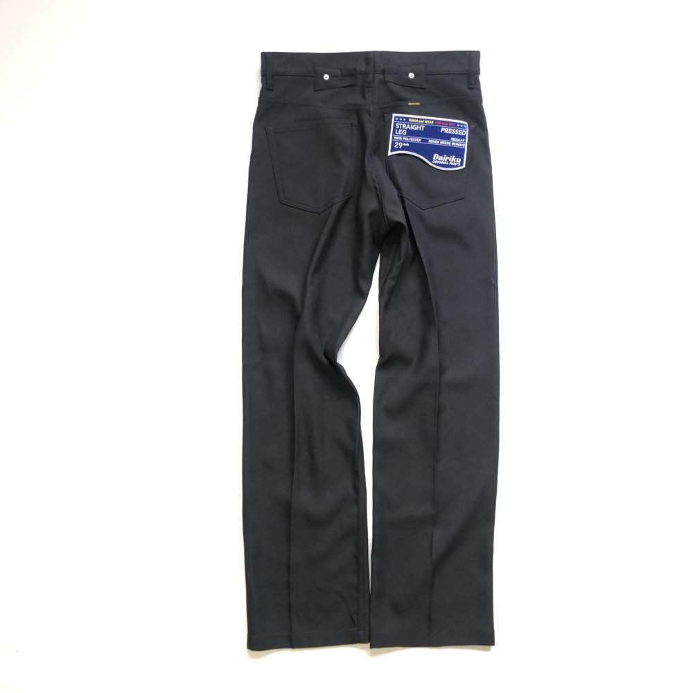 DAIRIKU<br />Straight Pressed Pants / Black <img class='new_mark_img2' src='https://img.shop-pro.jp/img/new/icons14.gif' style='border:none;display:inline;margin:0px;padding:0px;width:auto;' />