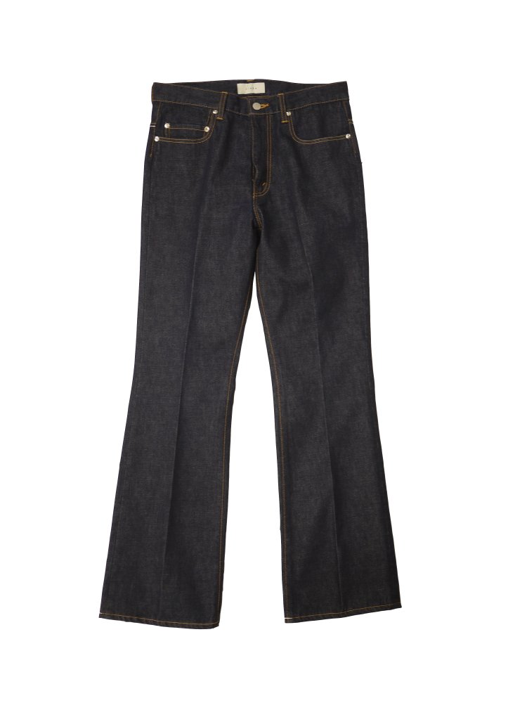 JieDa<br />OW FLARE PANTS / INDIGO<img class='new_mark_img2' src='https://img.shop-pro.jp/img/new/icons47.gif' style='border:none;display:inline;margin:0px;padding:0px;width:auto;' />