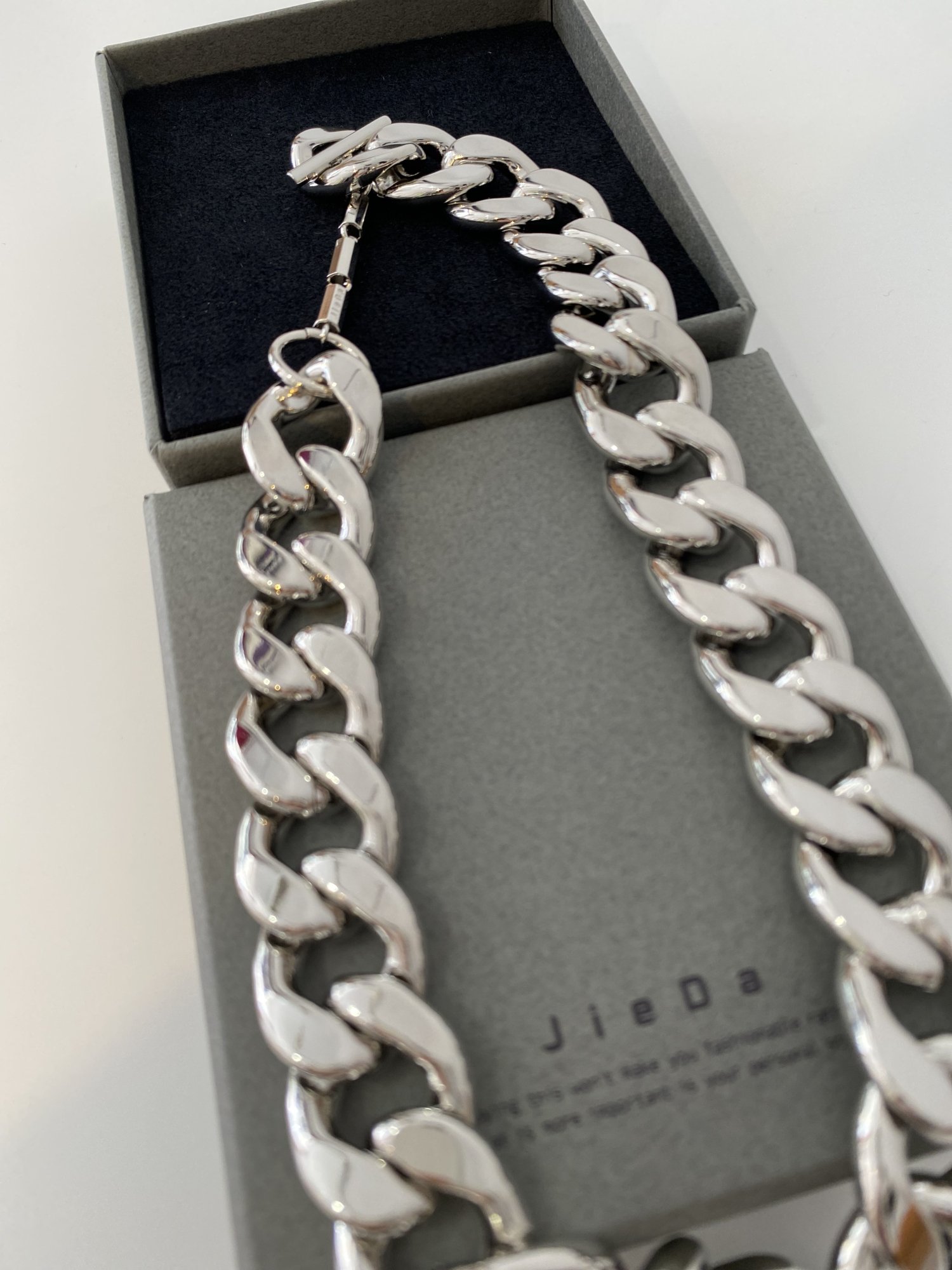 JieDa<br />SWITCHING WIDE CHAIN NECKLACE<img class='new_mark_img2' src='https://img.shop-pro.jp/img/new/icons14.gif' style='border:none;display:inline;margin:0px;padding:0px;width:auto;' />