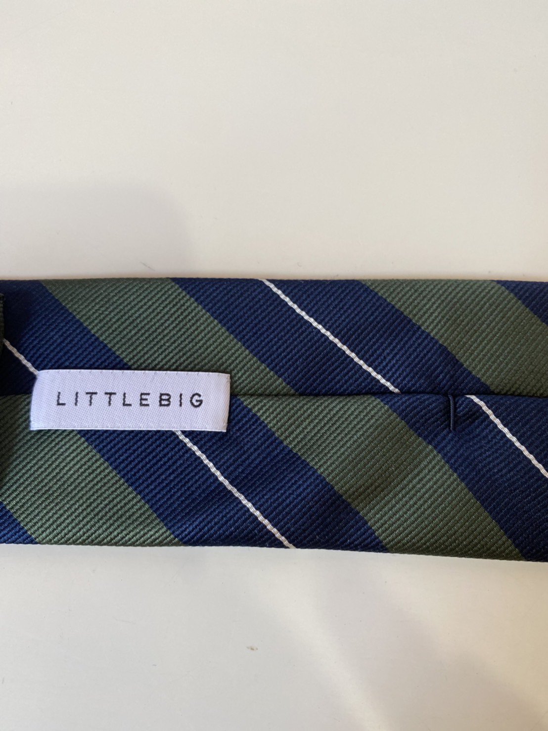 LITTLEBIG<br />Regimental Tie / Green<img class='new_mark_img2' src='https://img.shop-pro.jp/img/new/icons14.gif' style='border:none;display:inline;margin:0px;padding:0px;width:auto;' />