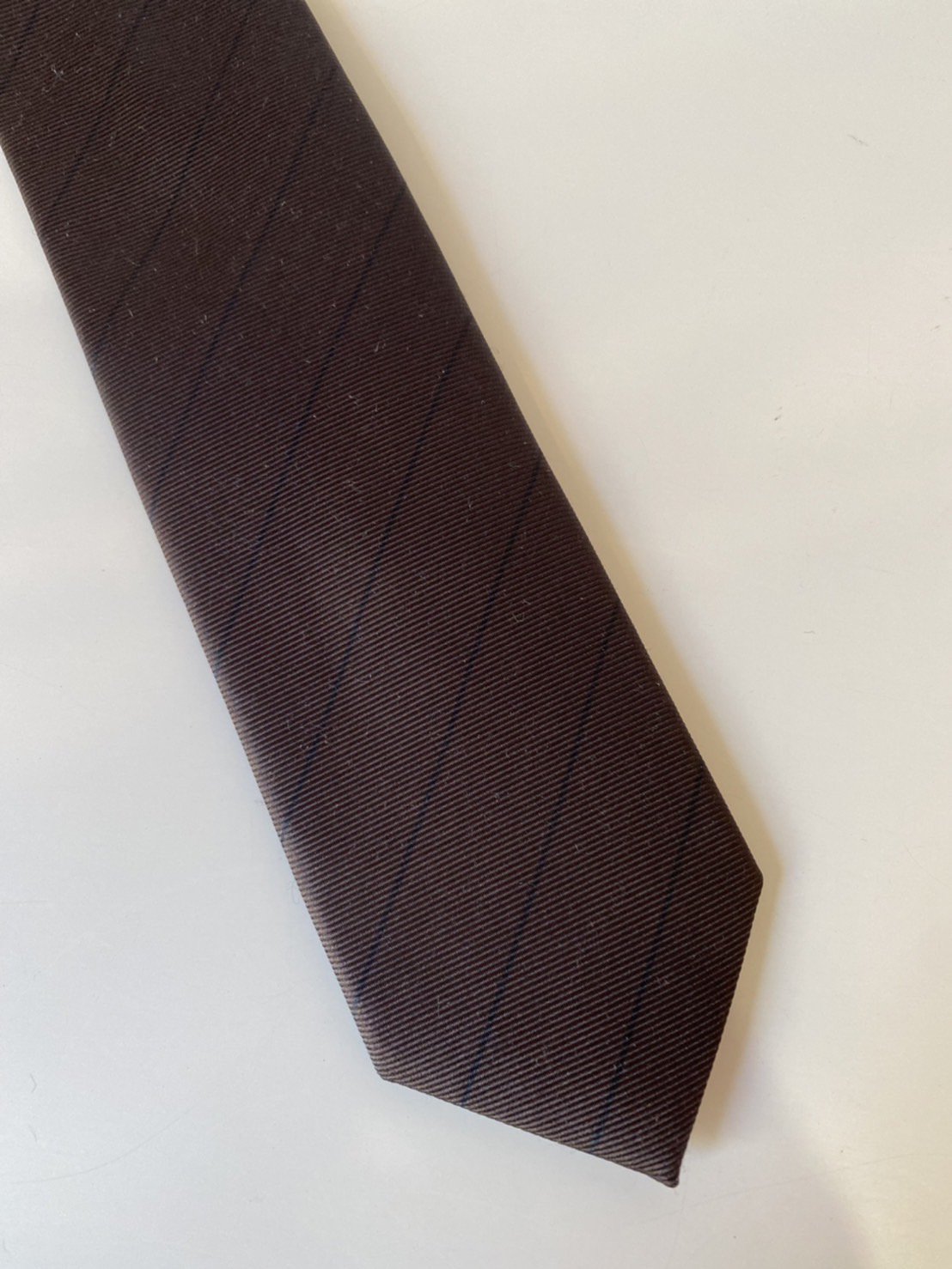 LITTLEBIG<br />Silk Stripe Tie / Brown<img class='new_mark_img2' src='https://img.shop-pro.jp/img/new/icons14.gif' style='border:none;display:inline;margin:0px;padding:0px;width:auto;' />