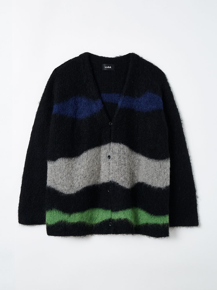 soduk<br />drawing knit cardigan / black<img class='new_mark_img2' src='https://img.shop-pro.jp/img/new/icons14.gif' style='border:none;display:inline;margin:0px;padding:0px;width:auto;' />