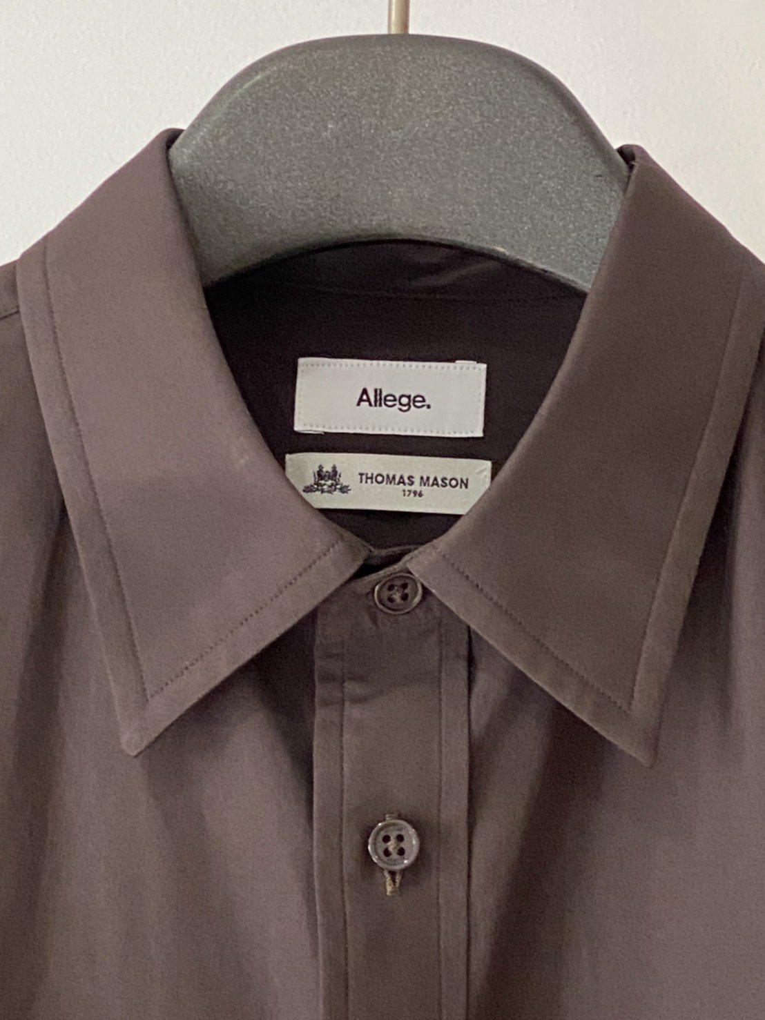 ALLEGE<br />Standard Shirt / BROWN<img class='new_mark_img2' src='https://img.shop-pro.jp/img/new/icons14.gif' style='border:none;display:inline;margin:0px;padding:0px;width:auto;' />