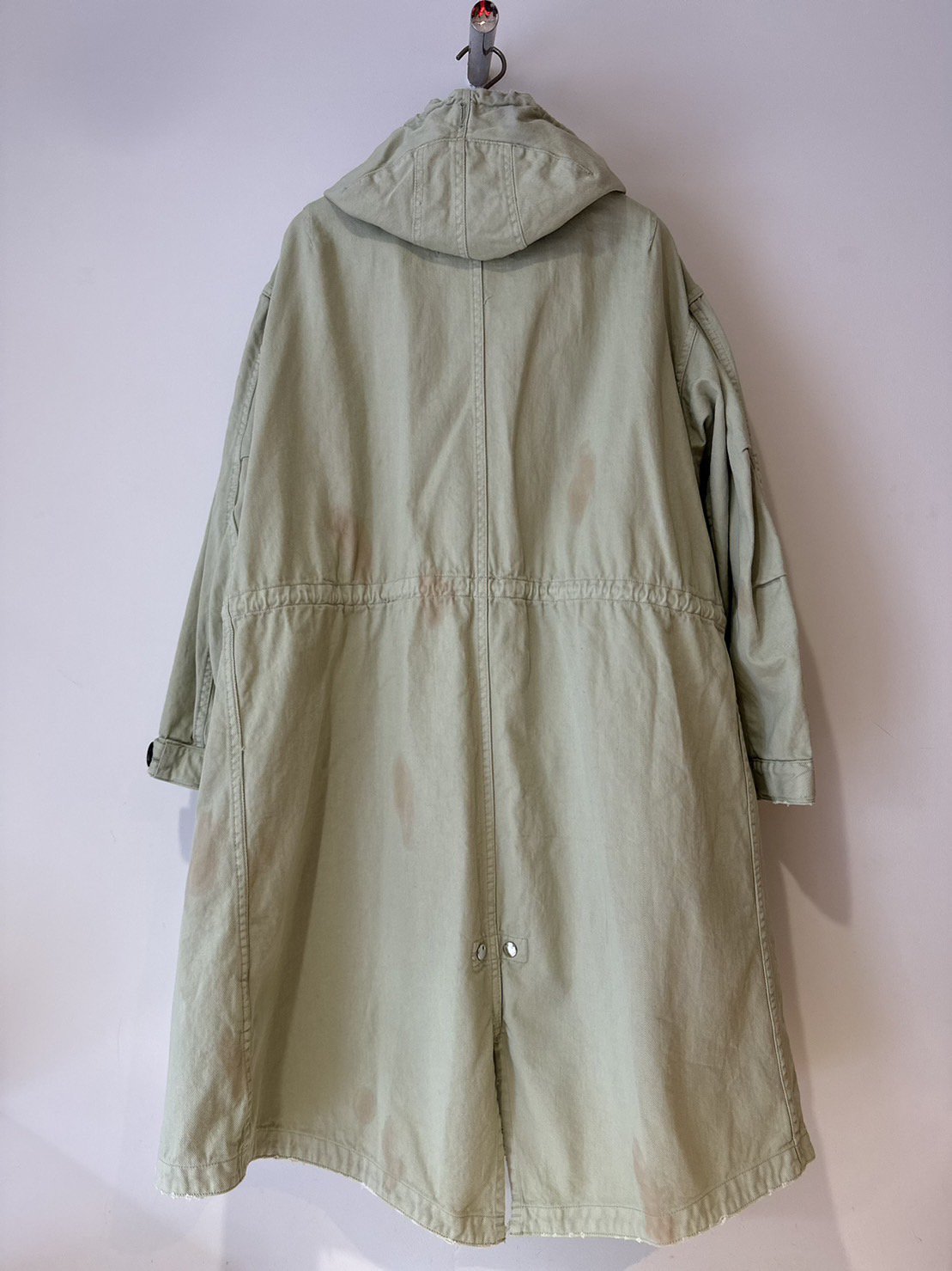 DAIRIKU<br />Jimmy Washed Mods Coat / Mint Green<img class='new_mark_img2' src='https://img.shop-pro.jp/img/new/icons14.gif' style='border:none;display:inline;margin:0px;padding:0px;width:auto;' />