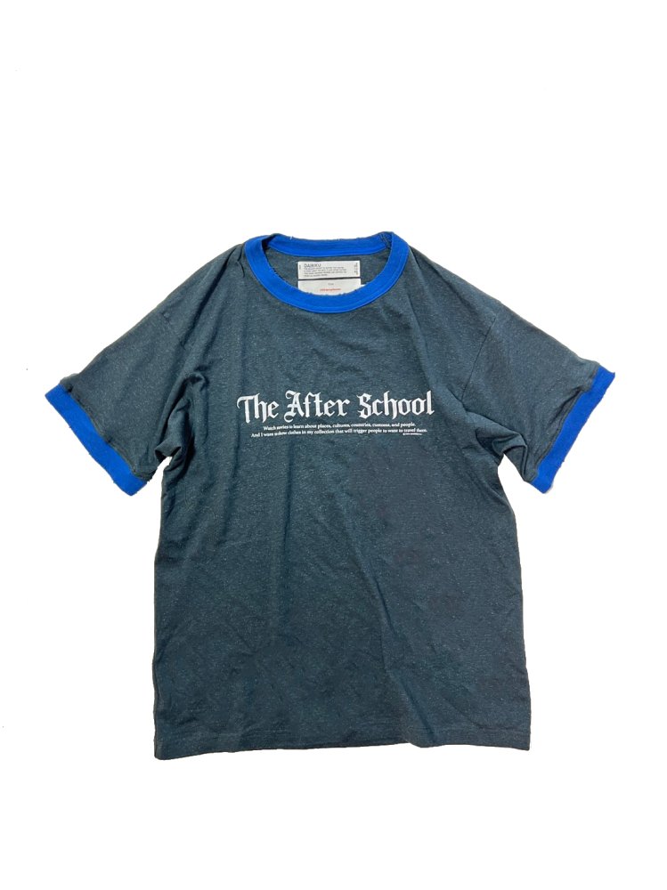 DAIRIKU<br />The After School Tour Trim Tee / Black&Blue<img class='new_mark_img2' src='https://img.shop-pro.jp/img/new/icons14.gif' style='border:none;display:inline;margin:0px;padding:0px;width:auto;' />