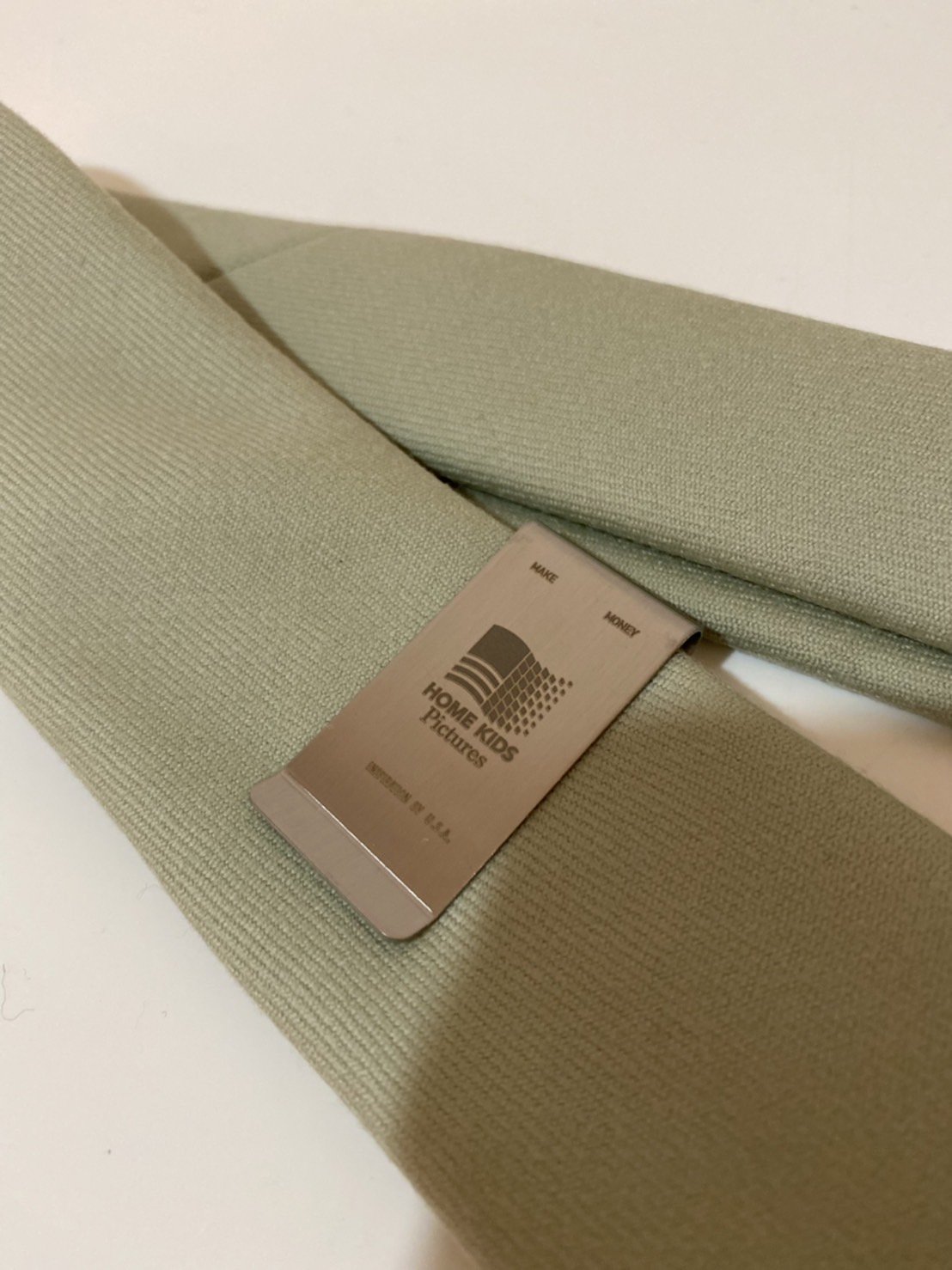 DAIRIKU<br />Wool Tie with Money Clip / Mint Green<img class='new_mark_img2' src='https://img.shop-pro.jp/img/new/icons14.gif' style='border:none;display:inline;margin:0px;padding:0px;width:auto;' />