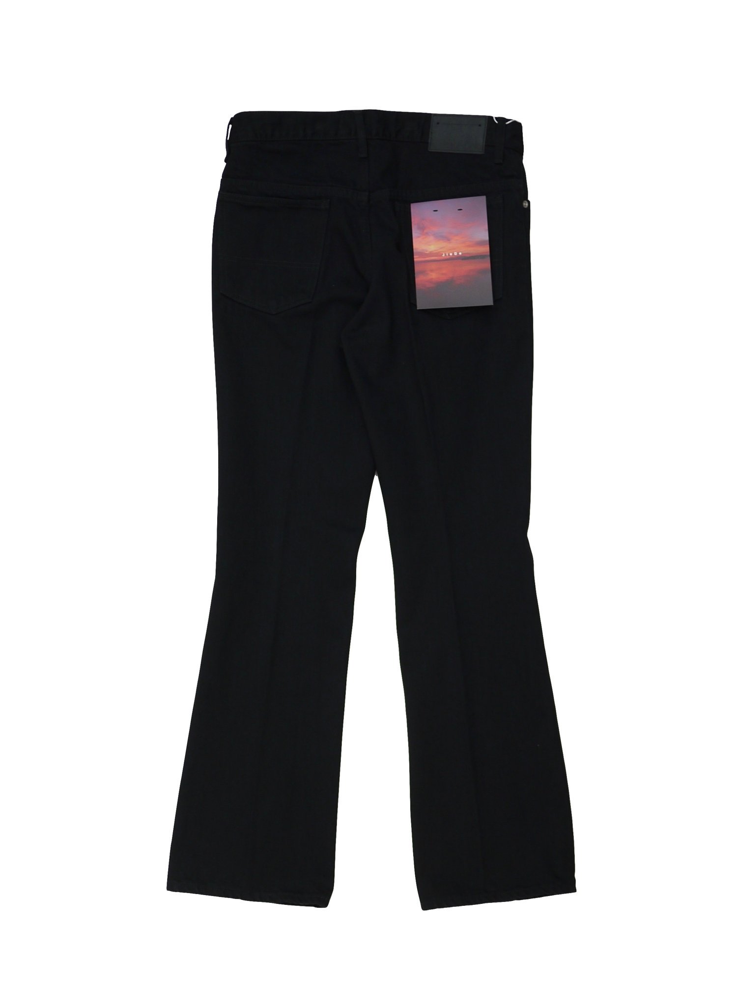 JieDa<br />OW FLARE DENIM PANTS / BLACK<img class='new_mark_img2' src='https://img.shop-pro.jp/img/new/icons14.gif' style='border:none;display:inline;margin:0px;padding:0px;width:auto;' />