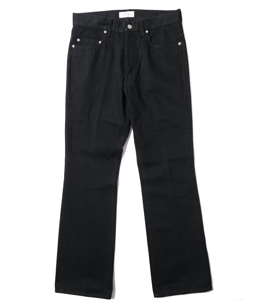 JieDa<br />OW FLARE DENIM PANTS / BLACK<img class='new_mark_img2' src='https://img.shop-pro.jp/img/new/icons14.gif' style='border:none;display:inline;margin:0px;padding:0px;width:auto;' />