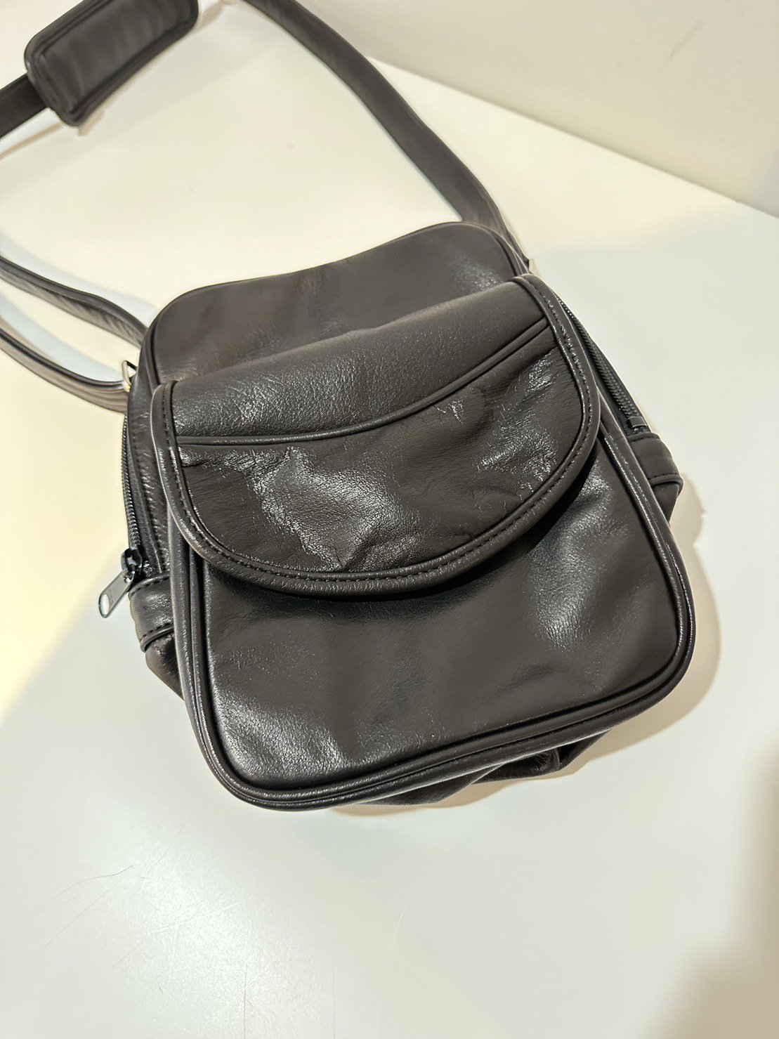 DAIRIKULeather School Bag / Black - Bora,Bora(ボラボラ)