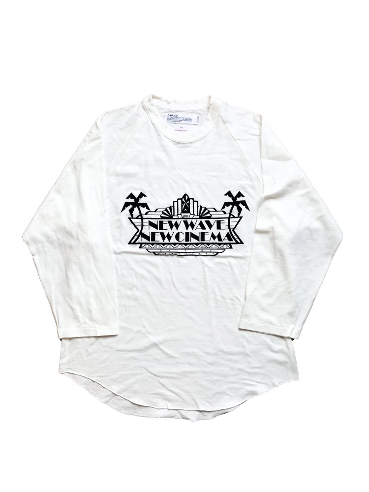 DAIRIKU<br />[40%off] New Raglan Tee / White <img class='new_mark_img2' src='https://img.shop-pro.jp/img/new/icons20.gif' style='border:none;display:inline;margin:0px;padding:0px;width:auto;' />