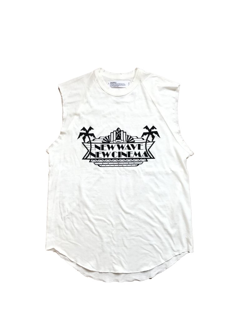 DAIRIKU<br />New No-sleeve Tee / White <img class='new_mark_img2' src='https://img.shop-pro.jp/img/new/icons14.gif' style='border:none;display:inline;margin:0px;padding:0px;width:auto;' />