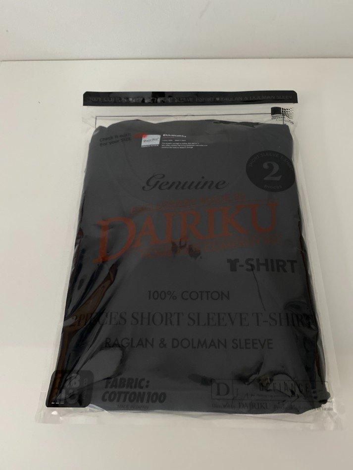 DAIRIKU<br />2piece pack Tee / Black<img class='new_mark_img2' src='https://img.shop-pro.jp/img/new/icons14.gif' style='border:none;display:inline;margin:0px;padding:0px;width:auto;' />