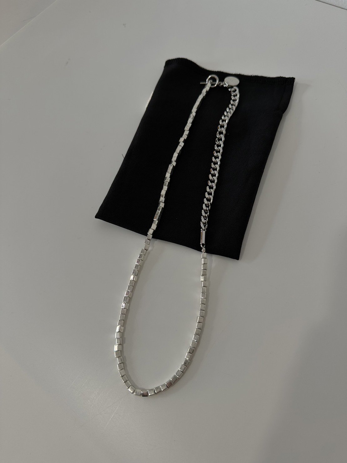 JieDa<br />SWITCHING BEADS NECKLACE / SILVER <img class='new_mark_img2' src='https://img.shop-pro.jp/img/new/icons14.gif' style='border:none;display:inline;margin:0px;padding:0px;width:auto;' />
