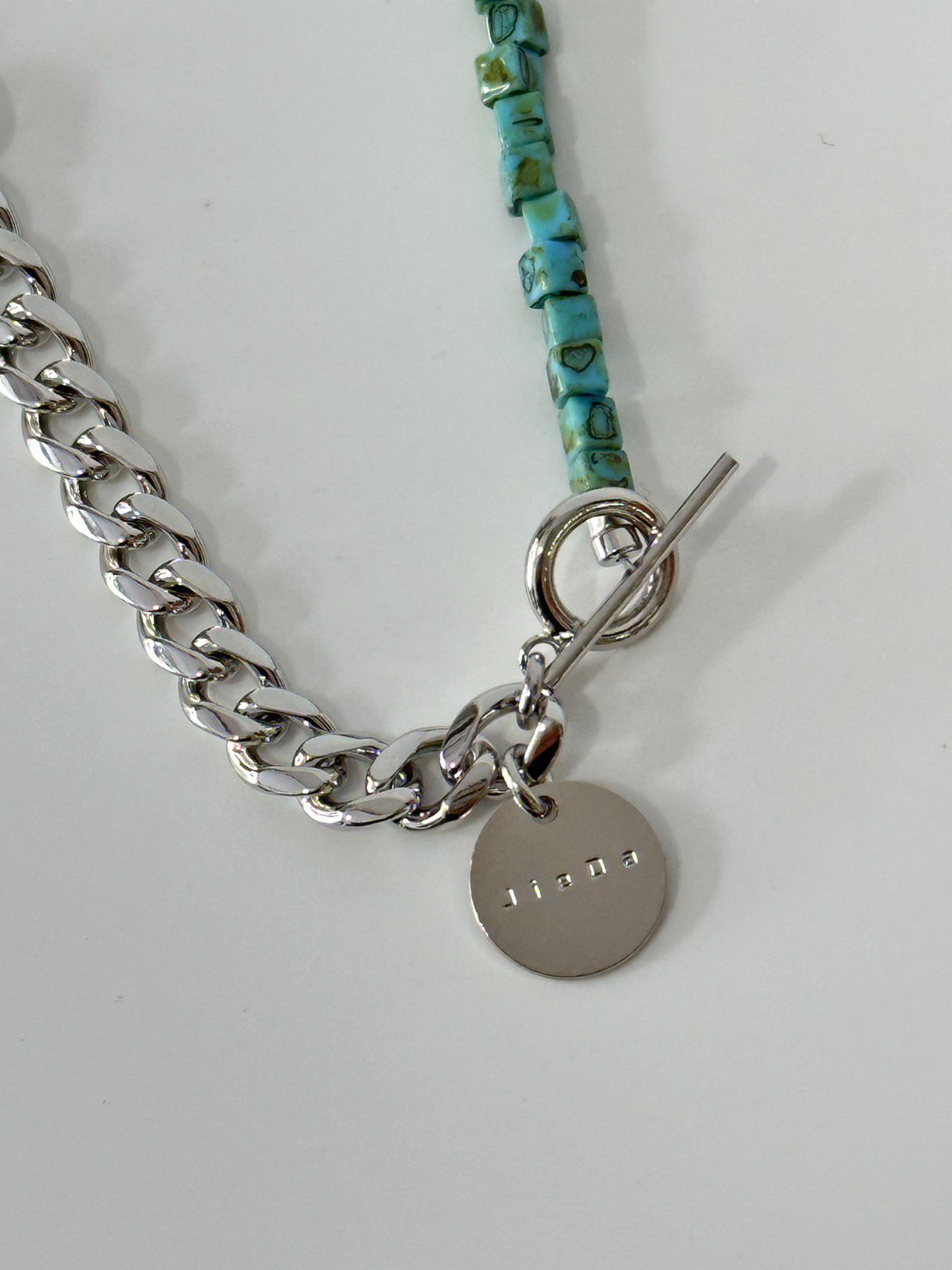 JieDa<br />SWITCHING BEADS NECKLACE / TURQUOISE <img class='new_mark_img2' src='https://img.shop-pro.jp/img/new/icons14.gif' style='border:none;display:inline;margin:0px;padding:0px;width:auto;' />