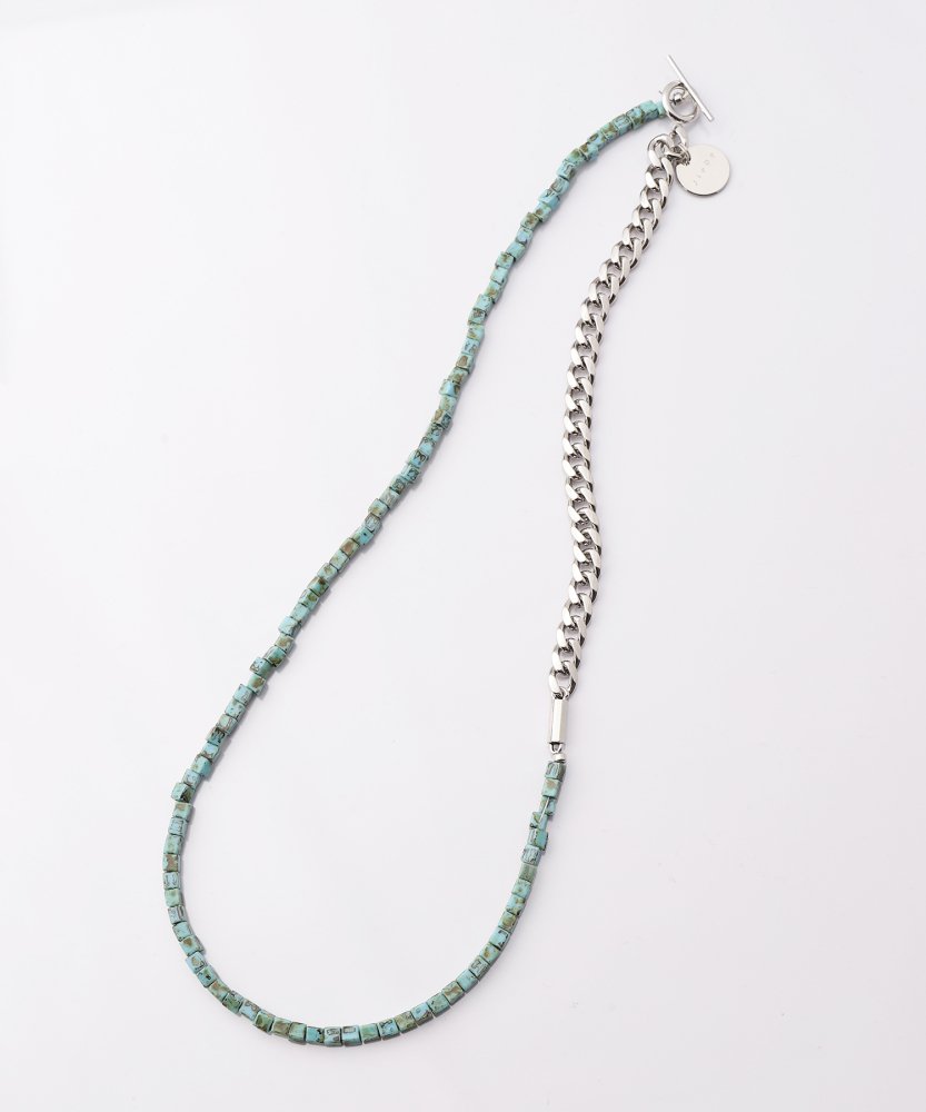 JieDa<br />SWITCHING BEADS NECKLACE / TURQUOISE <img class='new_mark_img2' src='https://img.shop-pro.jp/img/new/icons14.gif' style='border:none;display:inline;margin:0px;padding:0px;width:auto;' />