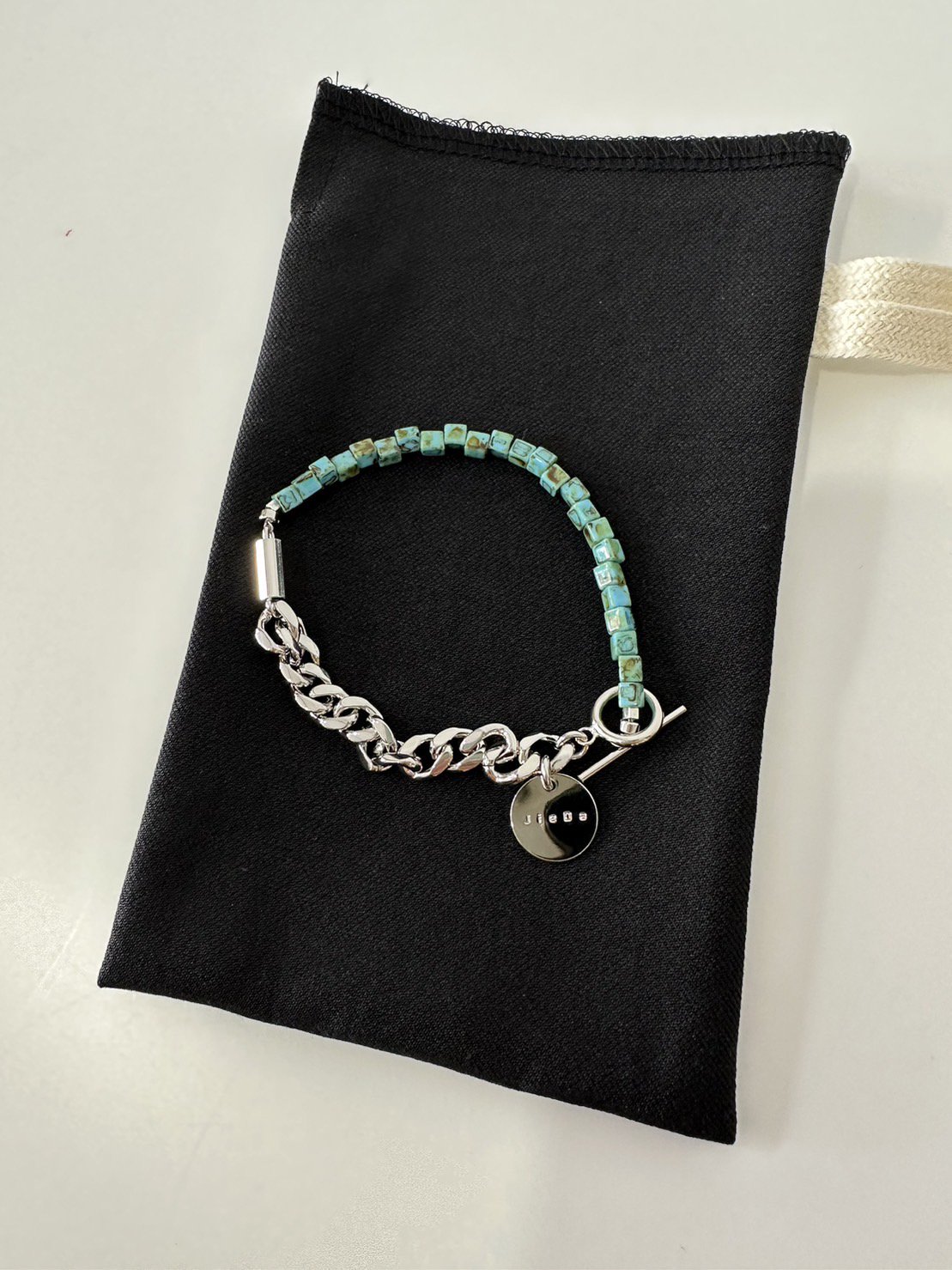 JieDa<br />SWITCHING BEADS BRACELET / TURQUOISE <img class='new_mark_img2' src='https://img.shop-pro.jp/img/new/icons47.gif' style='border:none;display:inline;margin:0px;padding:0px;width:auto;' />