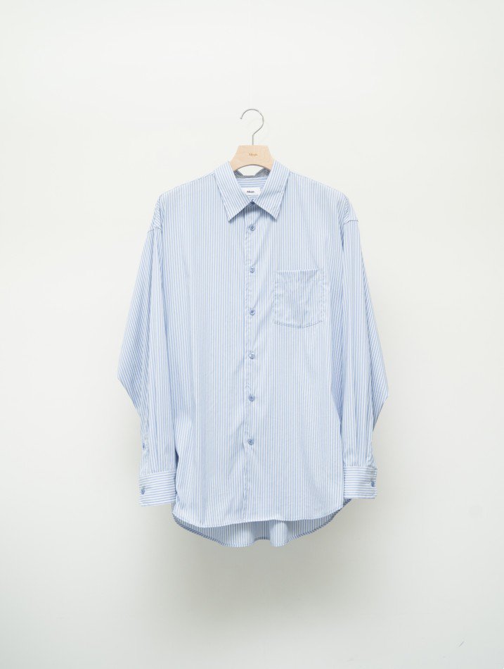 ALLEGE<br />Standard Stripe Shirt / Sax<img class='new_mark_img2' src='https://img.shop-pro.jp/img/new/icons14.gif' style='border:none;display:inline;margin:0px;padding:0px;width:auto;' />