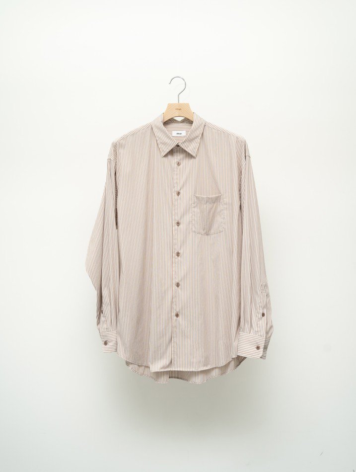 ALLEGE<br />Standard Stripe Shirt / Beige<img class='new_mark_img2' src='https://img.shop-pro.jp/img/new/icons14.gif' style='border:none;display:inline;margin:0px;padding:0px;width:auto;' />