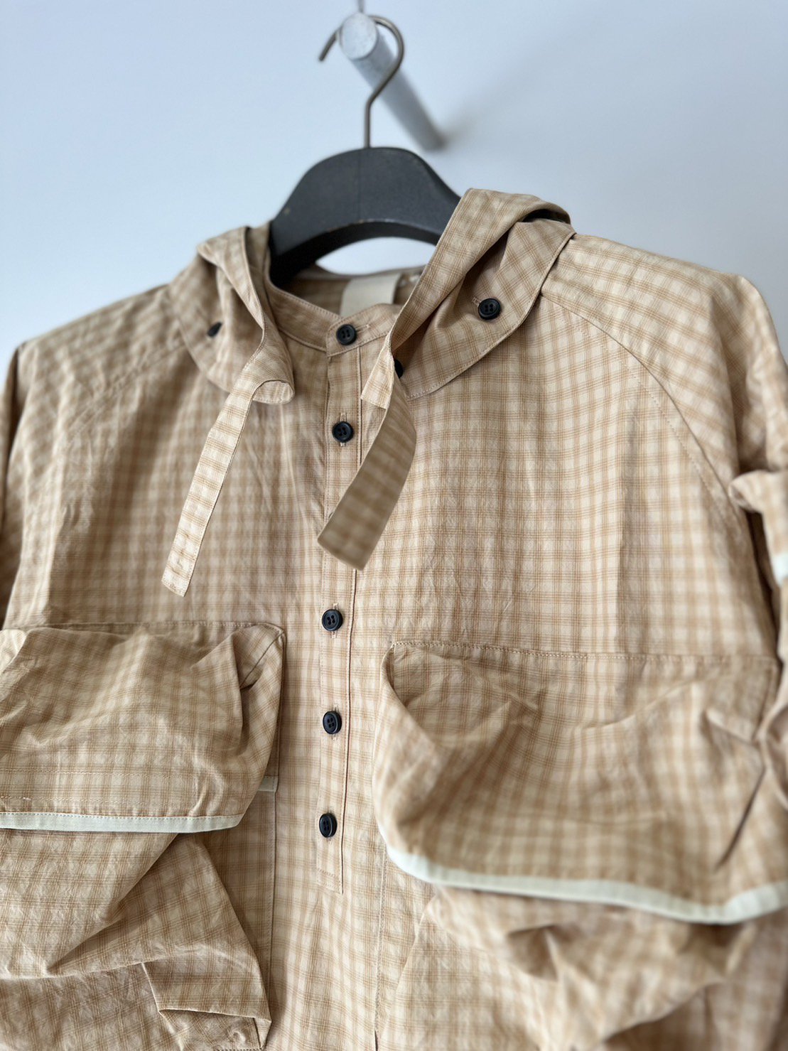 JIAN YE<br />STEPED SHIRT / CHECK<img class='new_mark_img2' src='https://img.shop-pro.jp/img/new/icons14.gif' style='border:none;display:inline;margin:0px;padding:0px;width:auto;' />