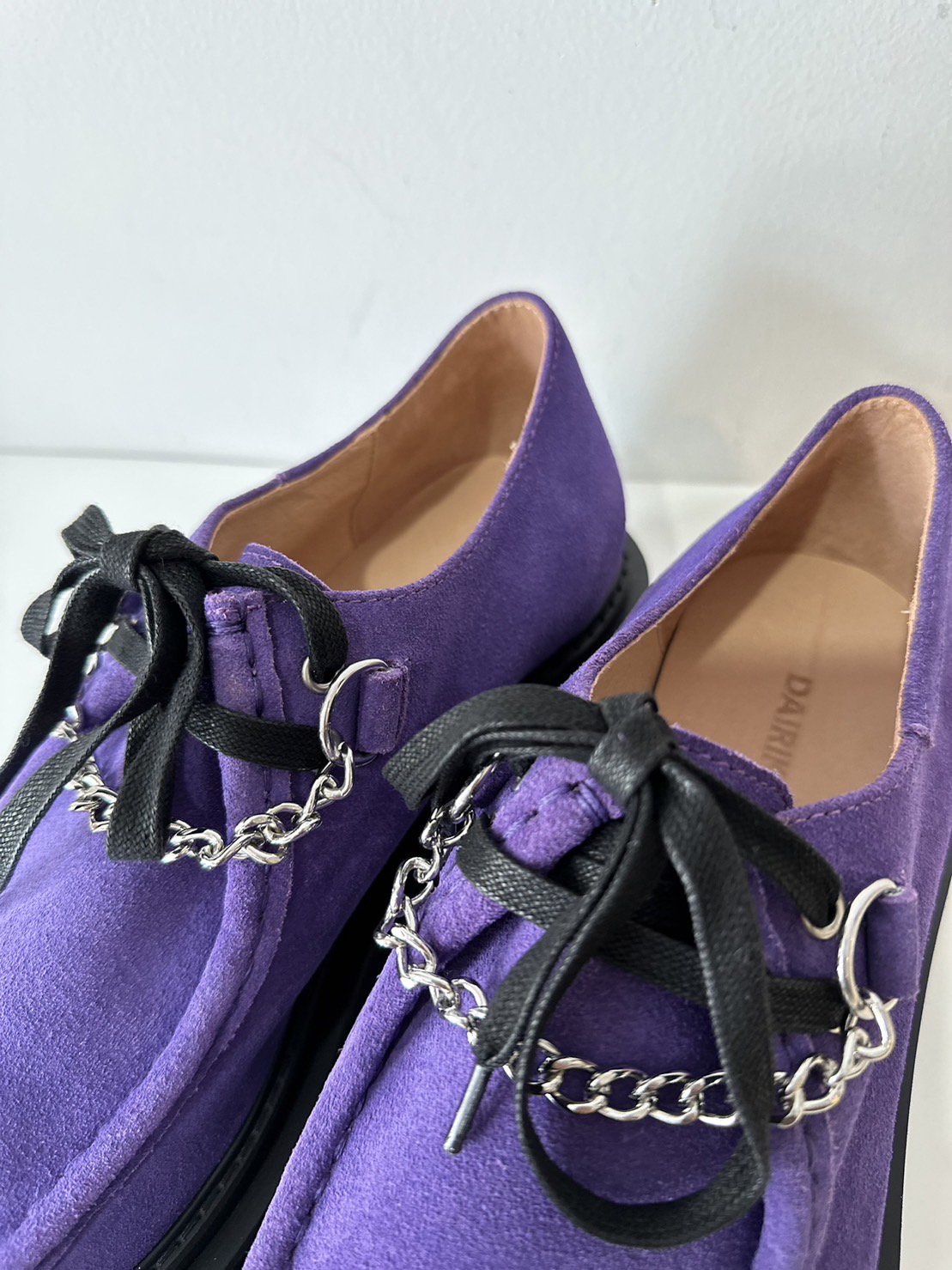 DAIRIKU<br />Suede Derby Shoes / Purple<img class='new_mark_img2' src='https://img.shop-pro.jp/img/new/icons14.gif' style='border:none;display:inline;margin:0px;padding:0px;width:auto;' />