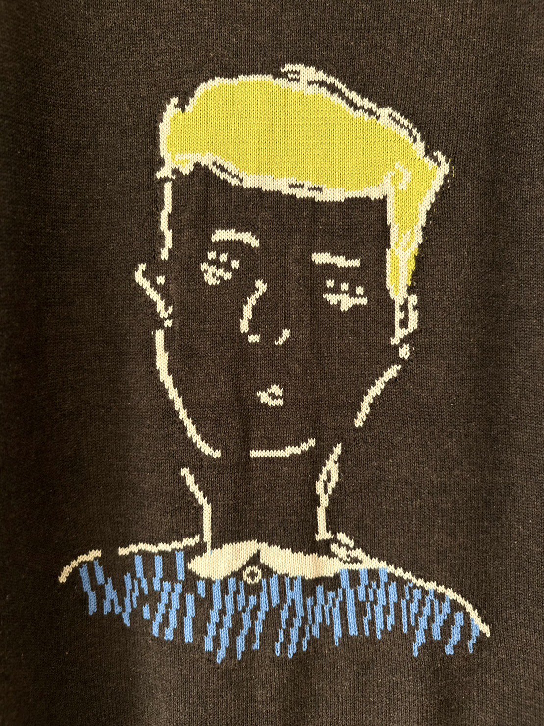 kudos<br />portrait of a man pullover / BROWN<img class='new_mark_img2' src='https://img.shop-pro.jp/img/new/icons47.gif' style='border:none;display:inline;margin:0px;padding:0px;width:auto;' />
