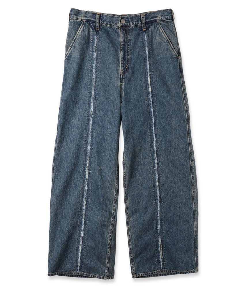 JieDa<br />CUTTING WIDE DENIM / INDOGO<img class='new_mark_img2' src='https://img.shop-pro.jp/img/new/icons14.gif' style='border:none;display:inline;margin:0px;padding:0px;width:auto;' />